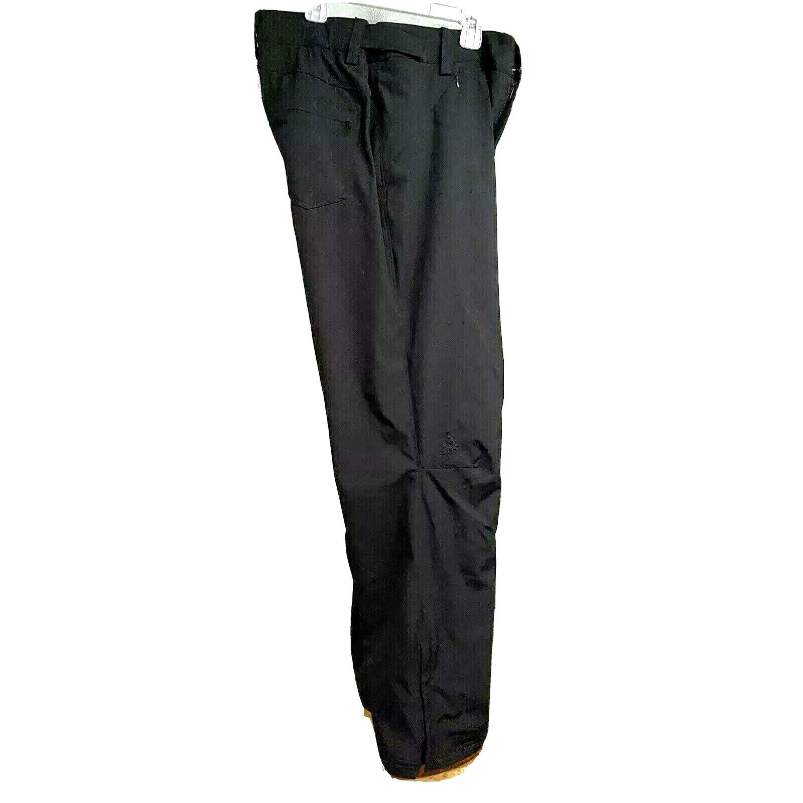 Vintage Gerry Black Ski Snow Snowboard Fleece Lined Pants Large Size US 34 / EU 50 - 5 Thumbnail