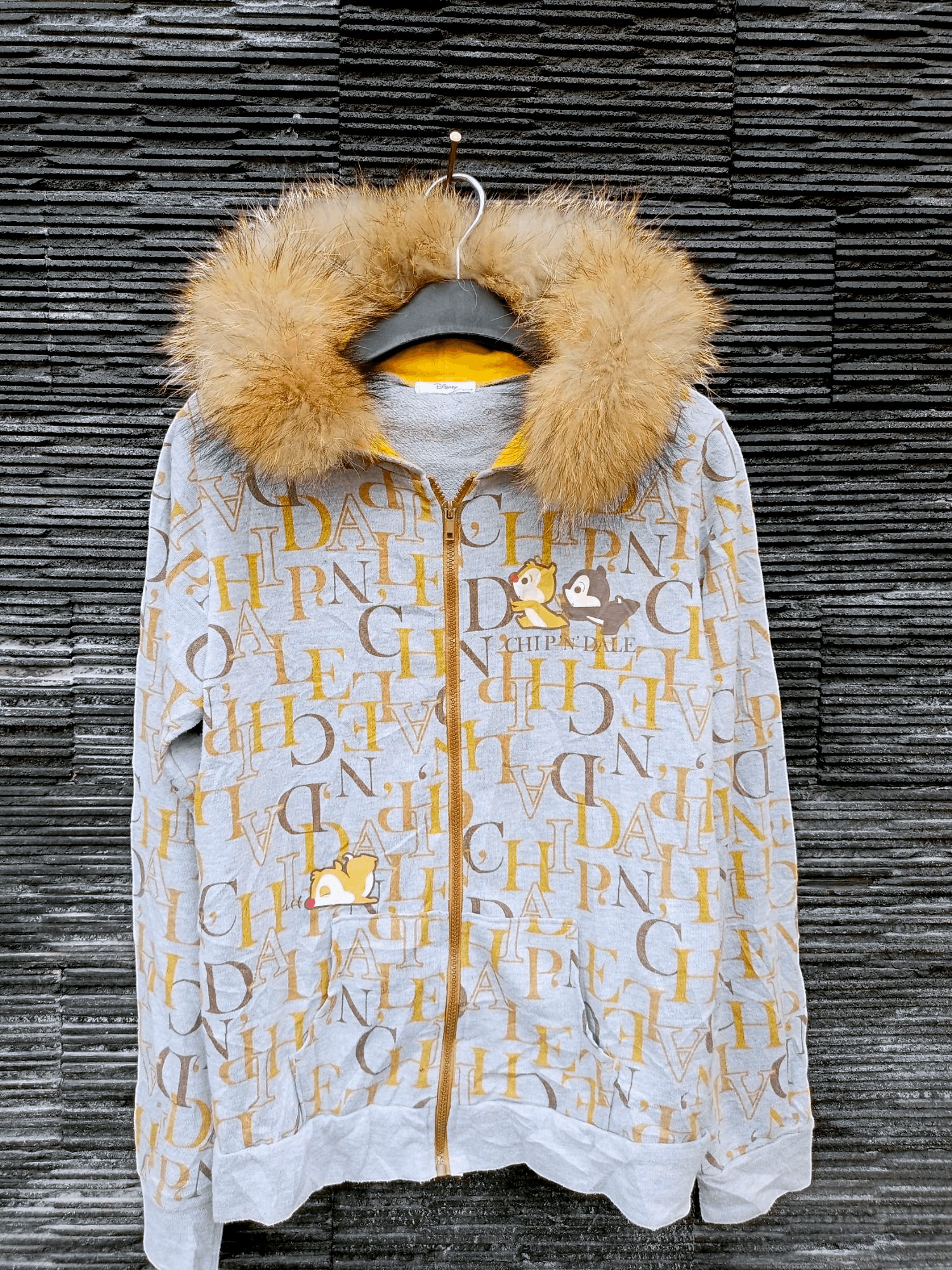 Cartoon Network × Disney × Japanese Brand Disney Chip & Dale Fur Hoodie Full Print Size US XL / EU 56 / 4 - 1 Thumbnail
