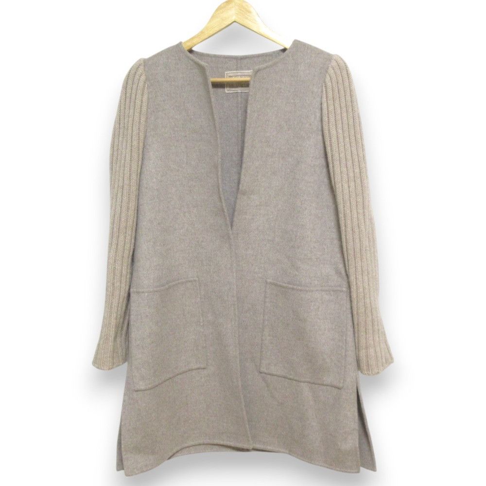 Other Other FOXEY BOUTIQUE Rib Knit Sleeve 100% Cashmere Coat Others Outerwear 34711-ACFY03KNM DUTY FREE for USA Size ONE SIZE - 1 Thumbnail