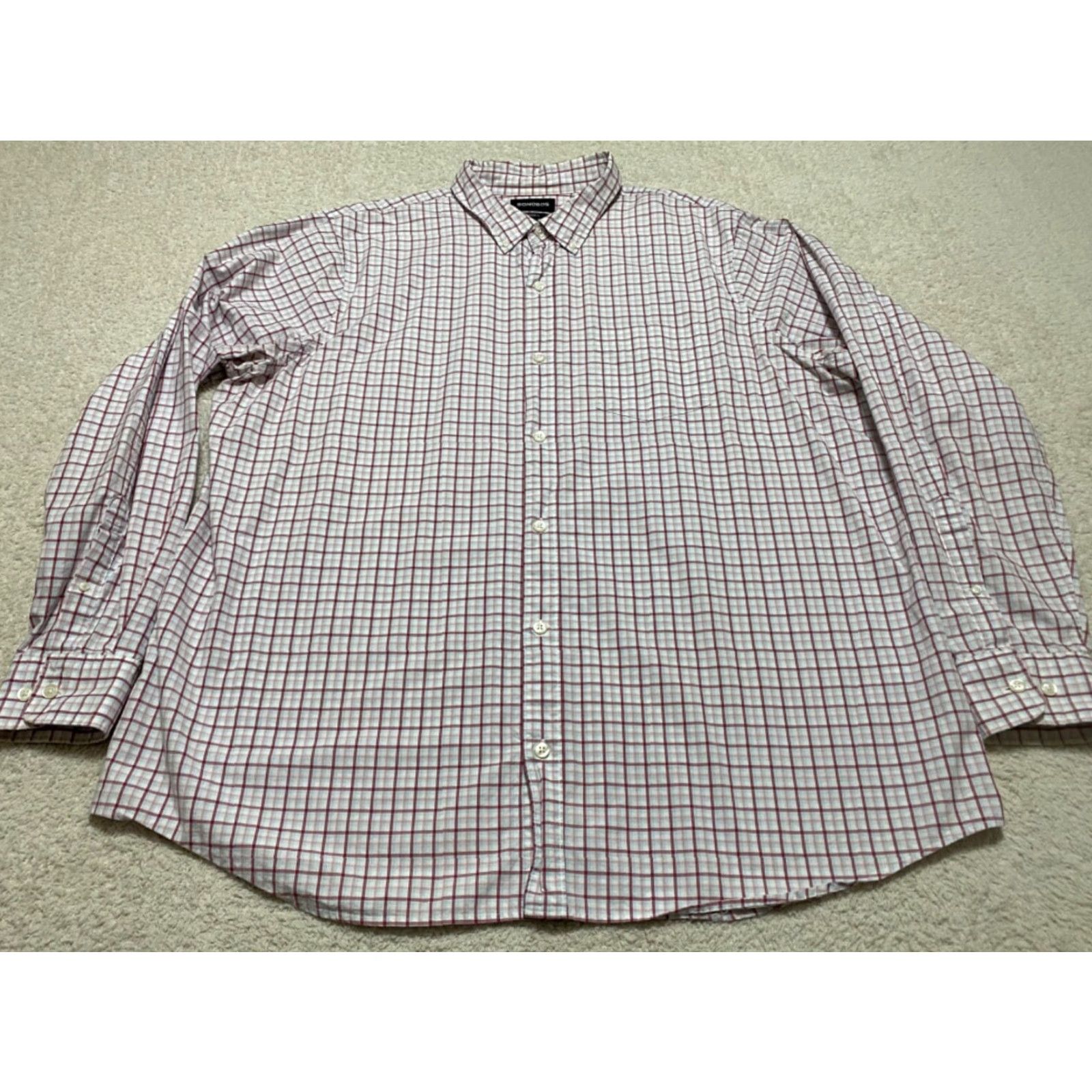 Bonobos Bonobos Button-Up Shirt Mens 2XL Multicolor Plaid Long Sleeve Cotton Size US XXL / EU 58 / 5 - 3 Thumbnail