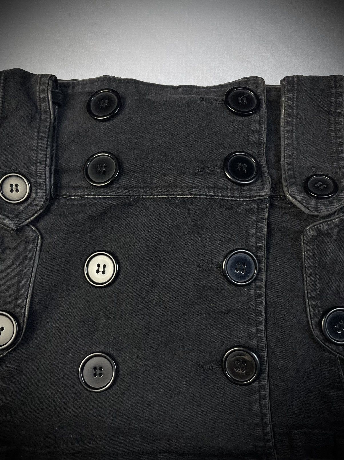 Japanese Brand 2000s Heaven and Earth Military Cargo Mini Skirt Size 27" / US 4 / IT 40 - 2 Thumbnail