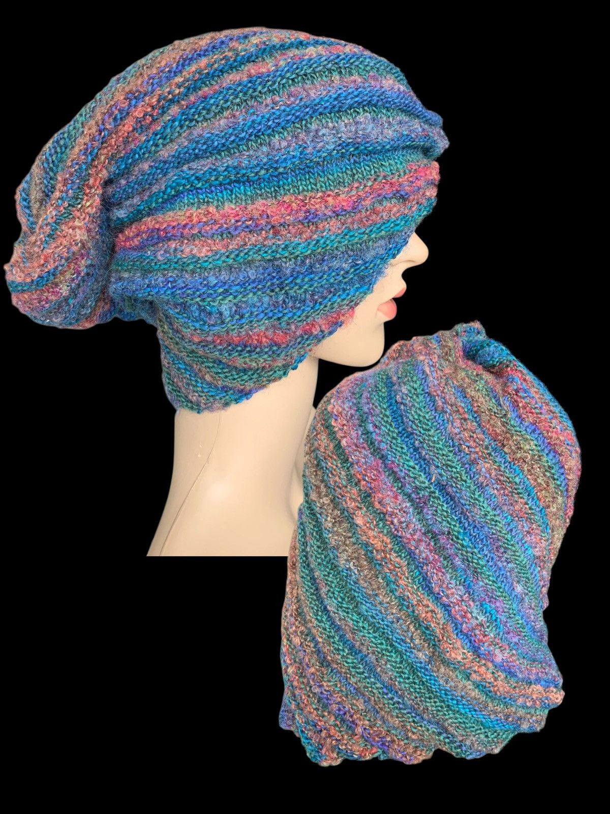 Japanese Brand × Kapital × Vintage Hand Knitted Beanie Hat By Japanese Style 🇯🇵 Size ONE SIZE - 1 Thumbnail