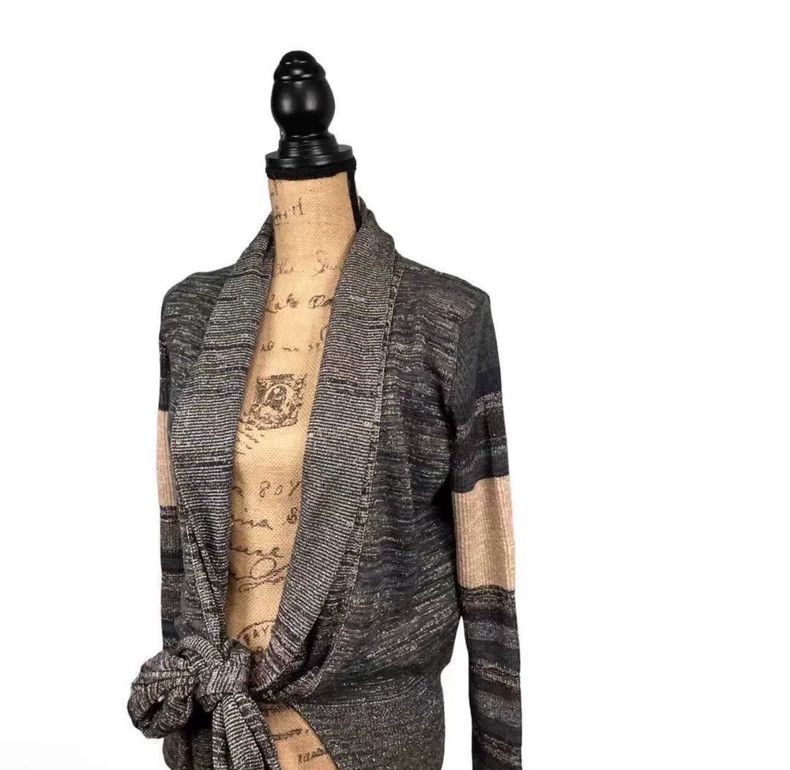 Vivienne Westwood Vivienne Westwood Gold and silver thread sweater coat Size S / US 4 / IT 40 - 4 Thumbnail