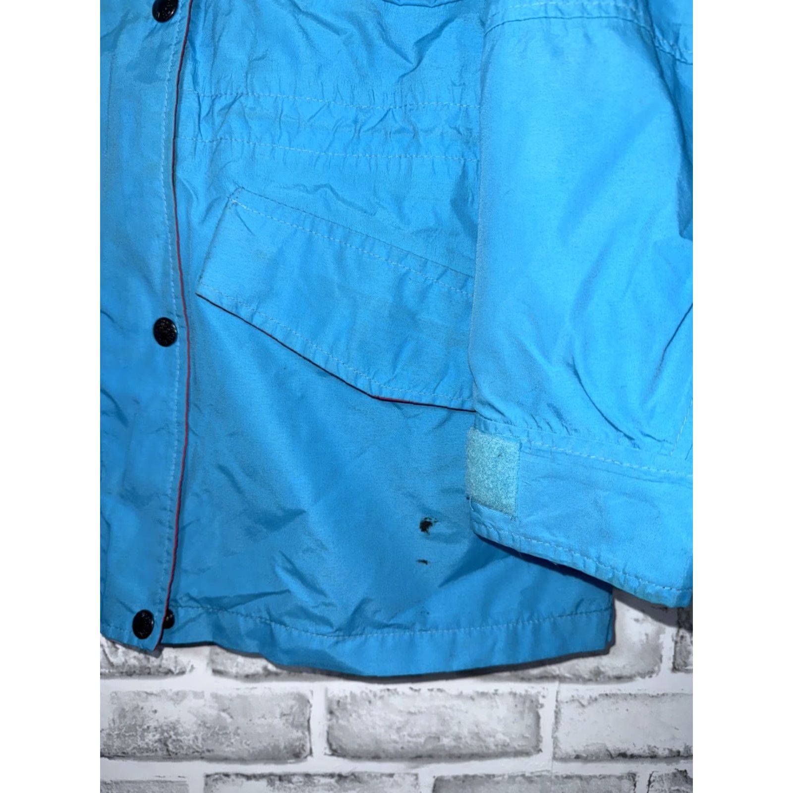 The North Face VTG The North Face Gore Tex Hooded Parka Womens M USA Teal Red Parka Hooded Womens M USA Size M / US 6-8 / IT 42-44 - 4 Thumbnail