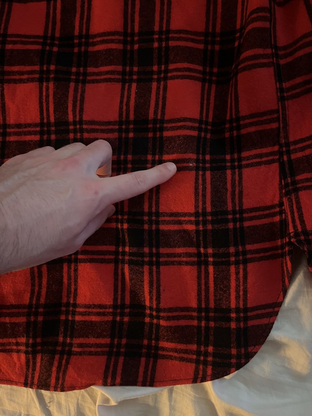 Pendleton Pendleton Wool Plaid Flannel Size Medium Red Black Size US M / EU 48-50 / 2 - 5 Thumbnail
