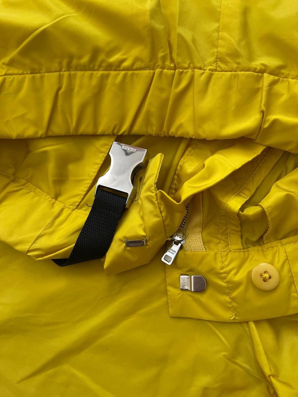 Prada Prada Re-Nylon Piuma Trousers Yellow Track Pants Triangle Size US 36 / EU 52 - 6 Thumbnail