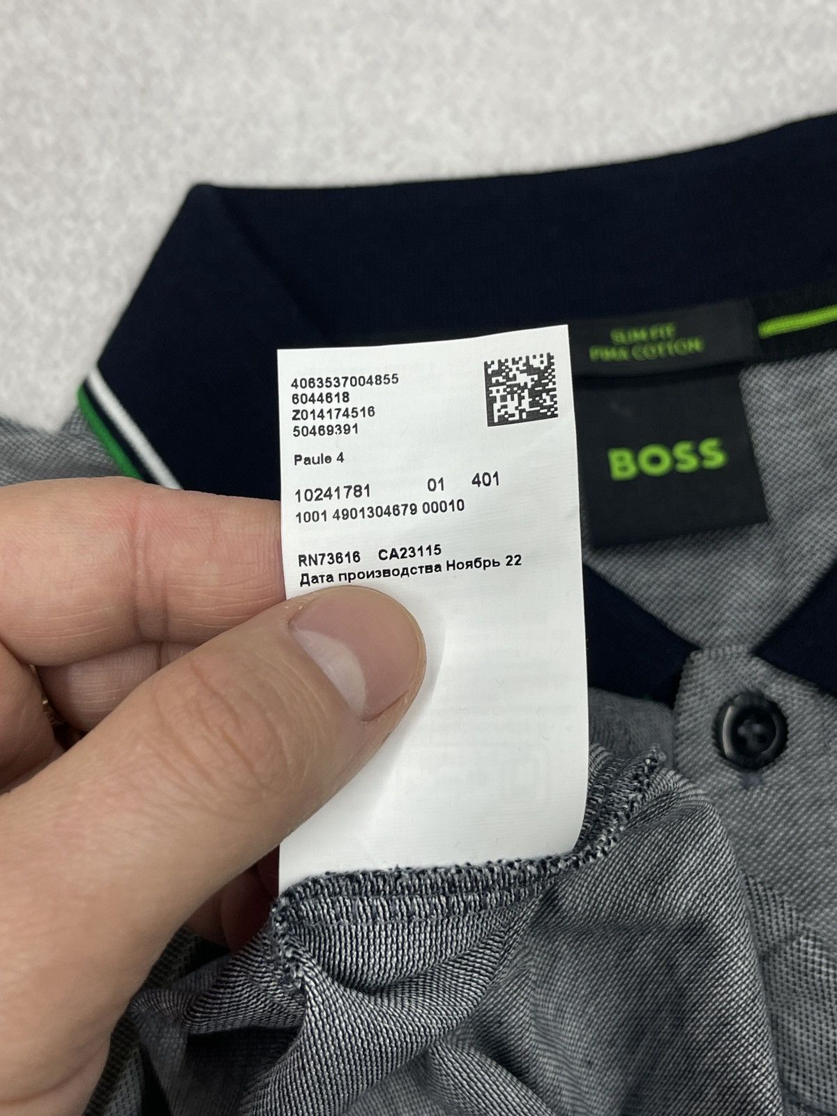 Hugo Boss New Polo Hugo Boss Paule 4 Pima Cotton Size M Size US M / EU 48-50 / 2 - 10 Thumbnail