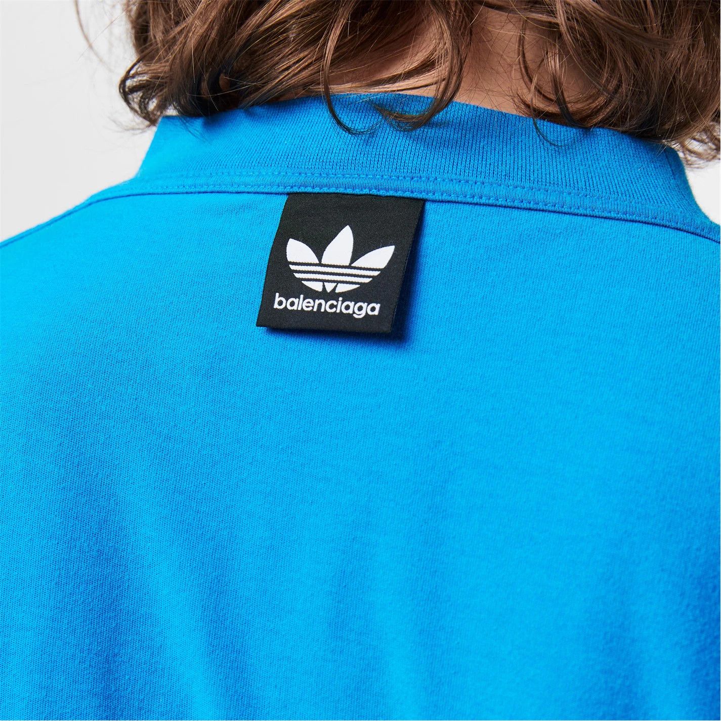 Balenciaga o1g2r1mq0226 Oversized T-Shirt In Blue Size US XS / EU 42 / 0 - 5 Thumbnail