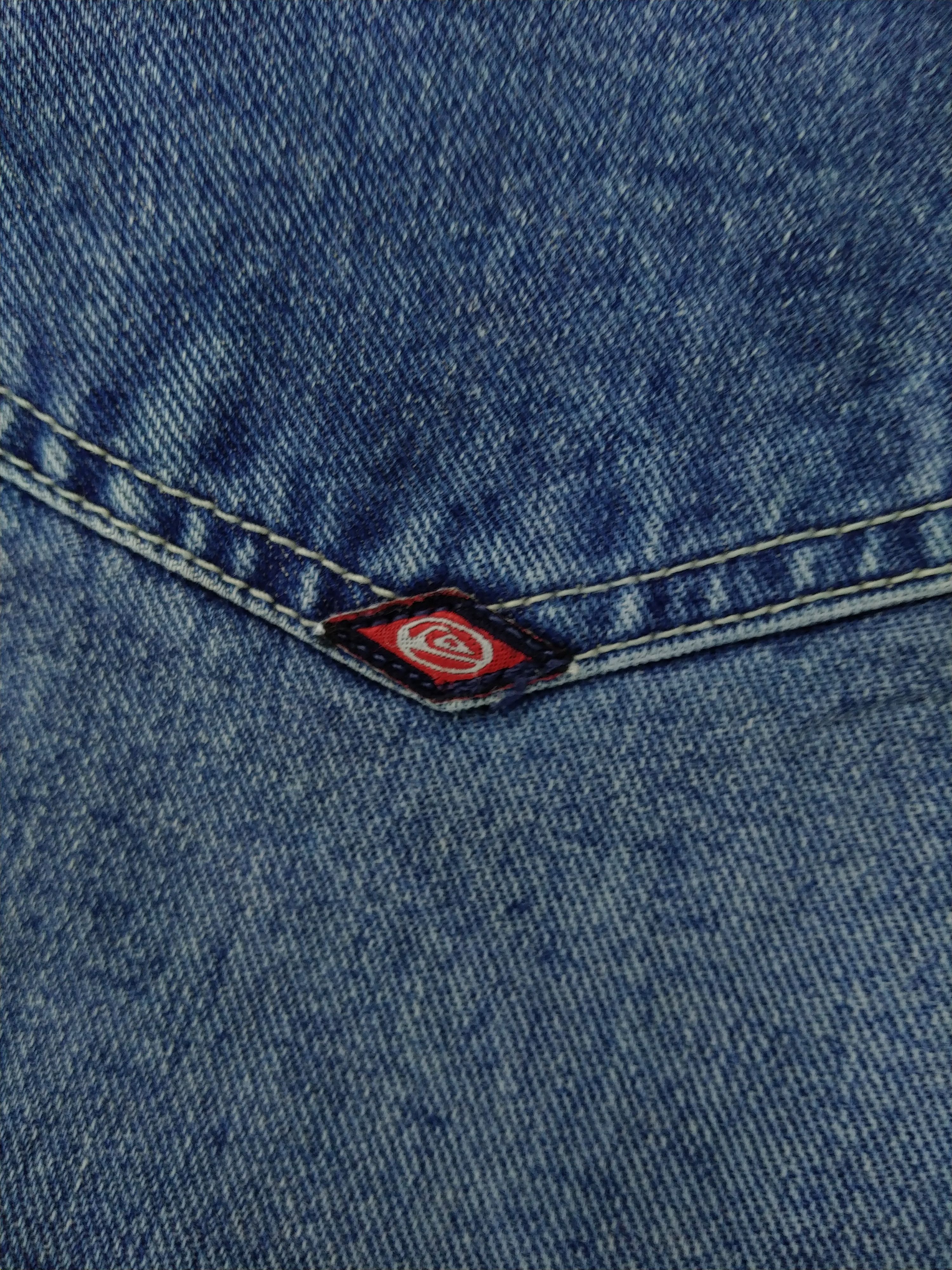 Japanese Brand Quiksilver Distressed Denim 33x30.5 JN099 Size US 33 - 11 Thumbnail