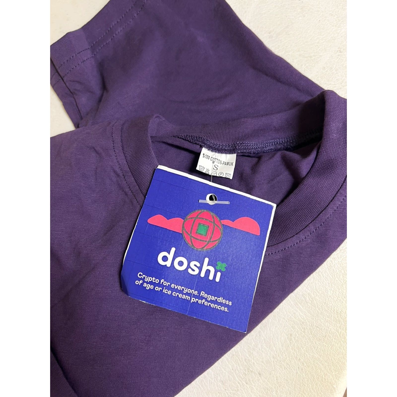 Vintage Nike Shirt Unbranded Crew Neck Short Sleeve Purple 100% Cotton S T-Shirt NWT Mens Womens Adults - Size S / US 4 / IT 40 - 4 Thumbnail