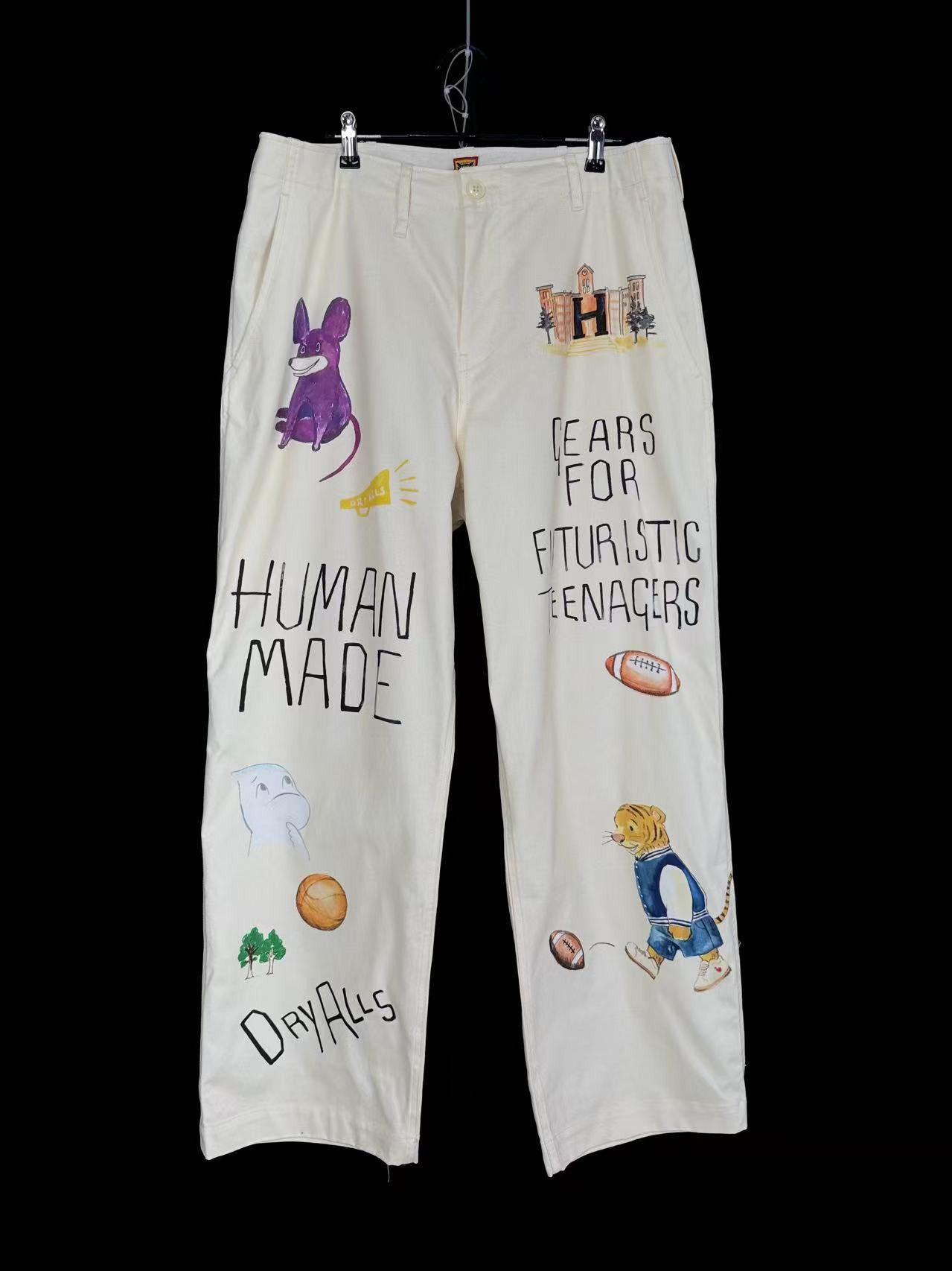 Human Made HUMAN MADE PRINTED CHINO PANTS S Size US 30 / EU 46 - 4 Thumbnail