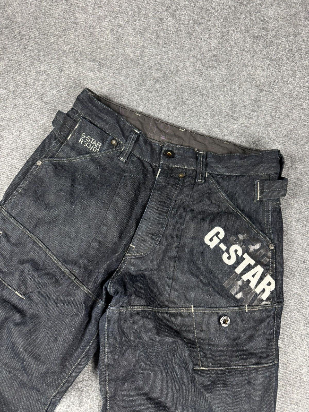 G-Star × Japanese Brand G Star RAW multipocket baggy pants G Star R33 01 Size US 30 / EU 46 - 4 Thumbnail