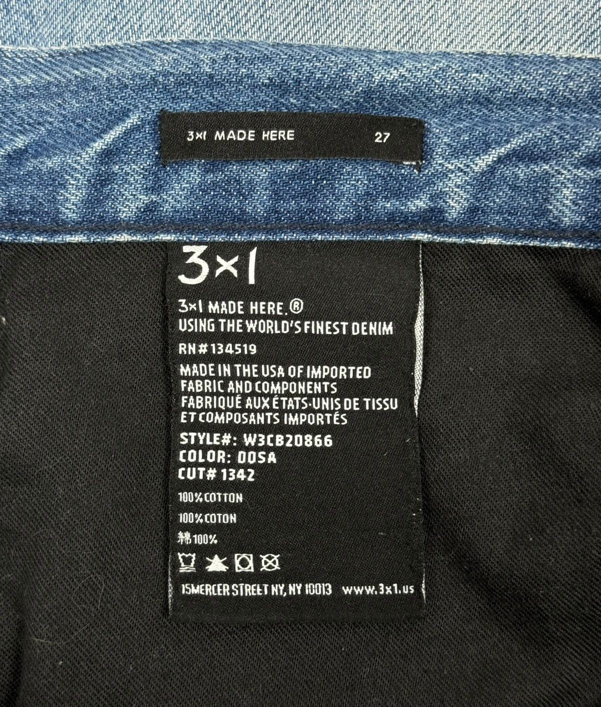 3x1 3x1 NYC Destroyed Boyfriend Jeans size 27 Size 27" / US 4 / IT 40 - 12 Thumbnail