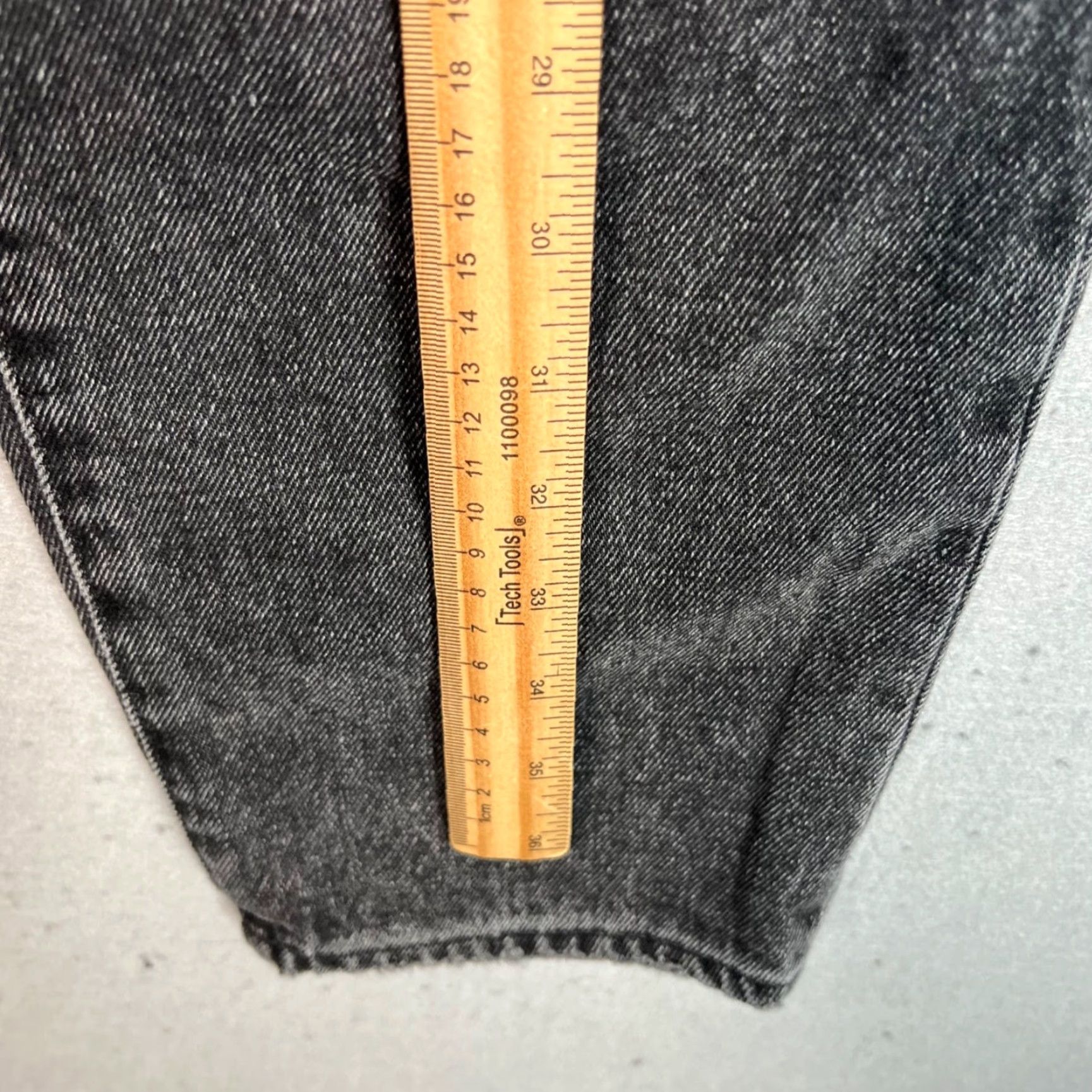 Madewell Madewell Womens 26 Denim Jeans Baggy Tapered High-Rise Black Cotton Denim 5-Pocket Womens Jeans Size 26" / US 2 / IT 38 - 7 Thumbnail