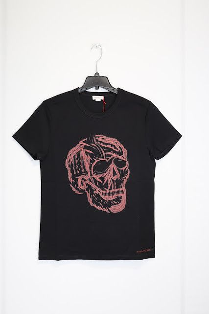 Alexander McQueen o1rshd1 Skull Logo T-Shirt in Black Size US M / EU 48-50 / 2 - 3 Thumbnail