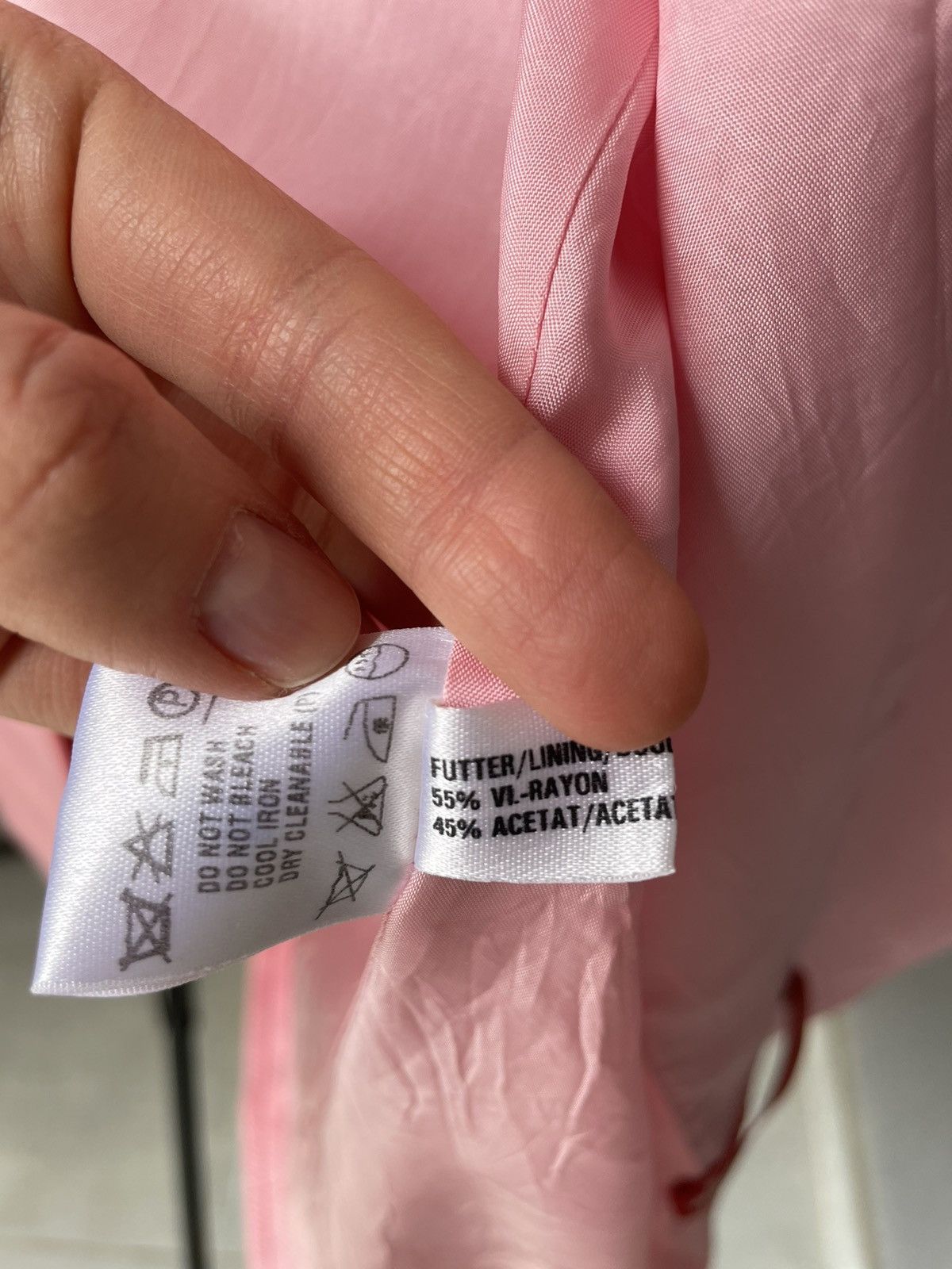 Escada Vintage Escada Piacenza Cashmere Silk Jacket Pink Size S / US 4 / IT 40 - 6 Thumbnail