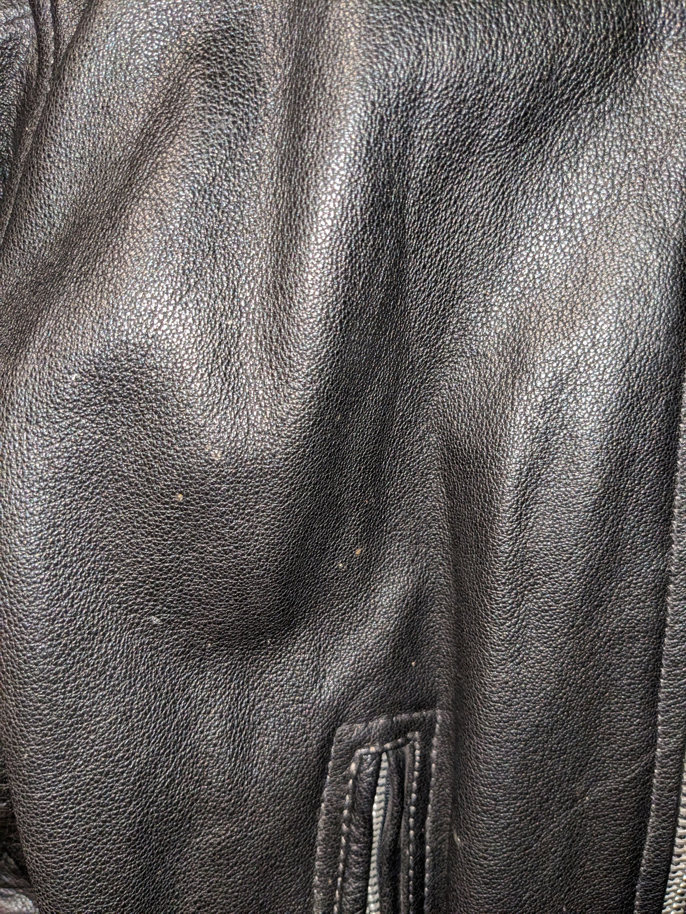 Vintage 90s Harley Davidson Motorcycle Tall Leather Jacket