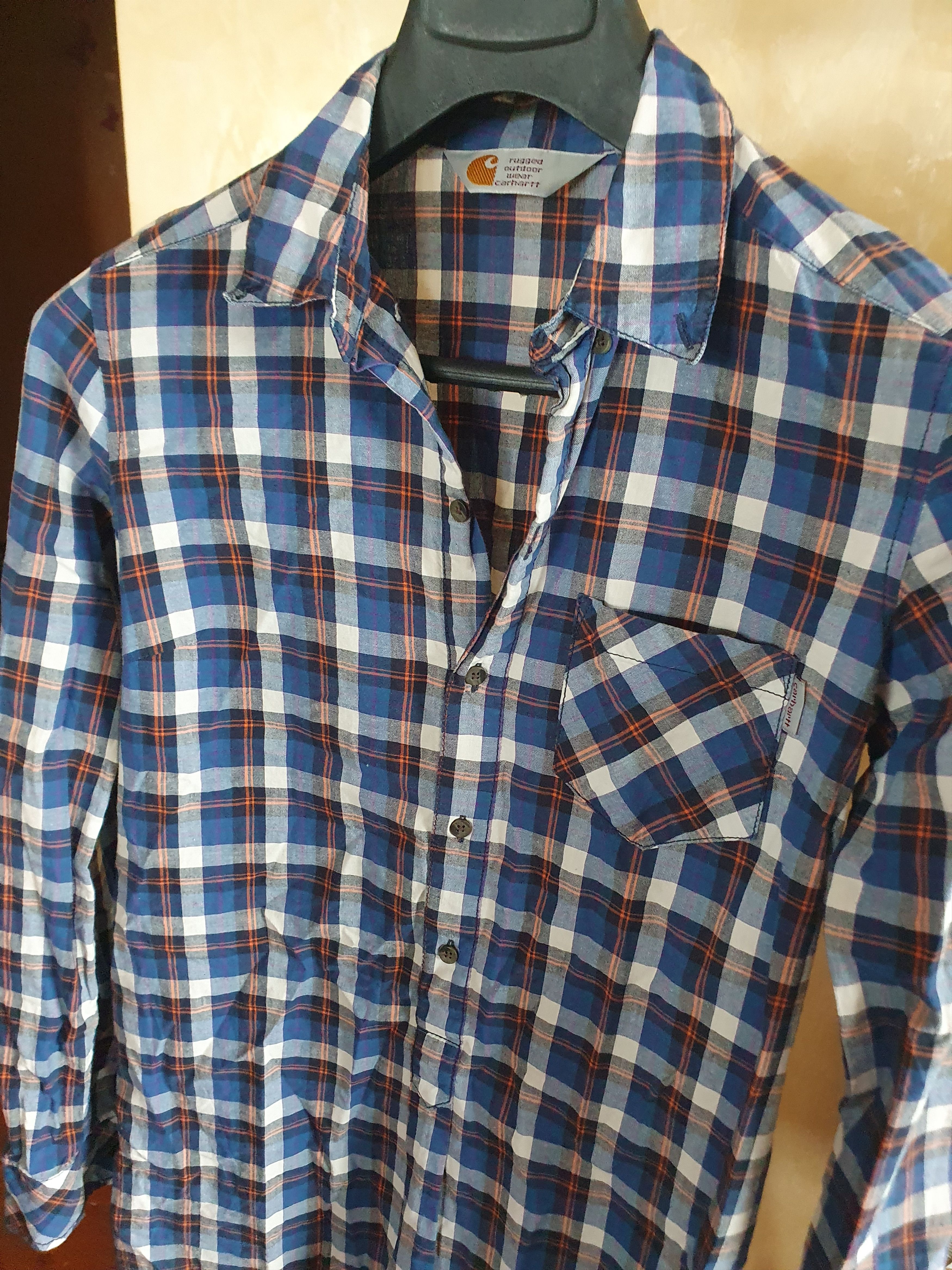 Carhartt Carhartt Womens Dress Plaid Long Pocket Shirt sz S Size S / US 4 / IT 40 - 8 Thumbnail