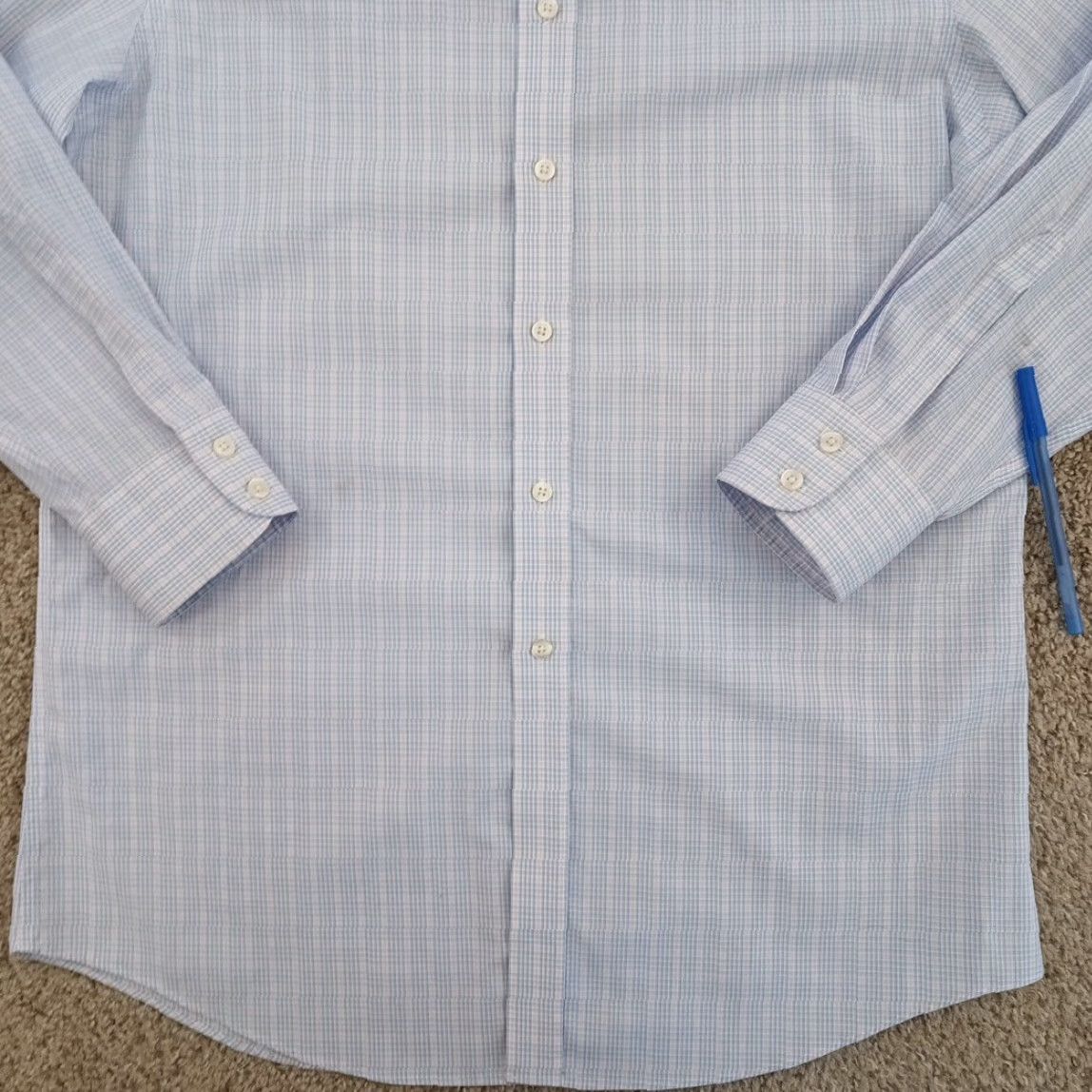 Charles Tyrwhitt Charles Tyrwhitt Shirt Mens Size 16 Slim Pink Plaid Long Sleeve Button Up Size US L / EU 52-54 / 3 - 3 Thumbnail