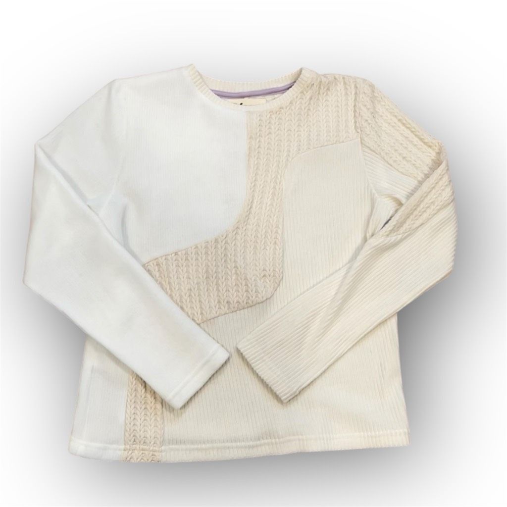 Anthropologie Margo Baridon x Anthropologie Long Sleeve Multi Neutral Tone Size M / US 6-8 / IT 42-44 - 1 Thumbnail