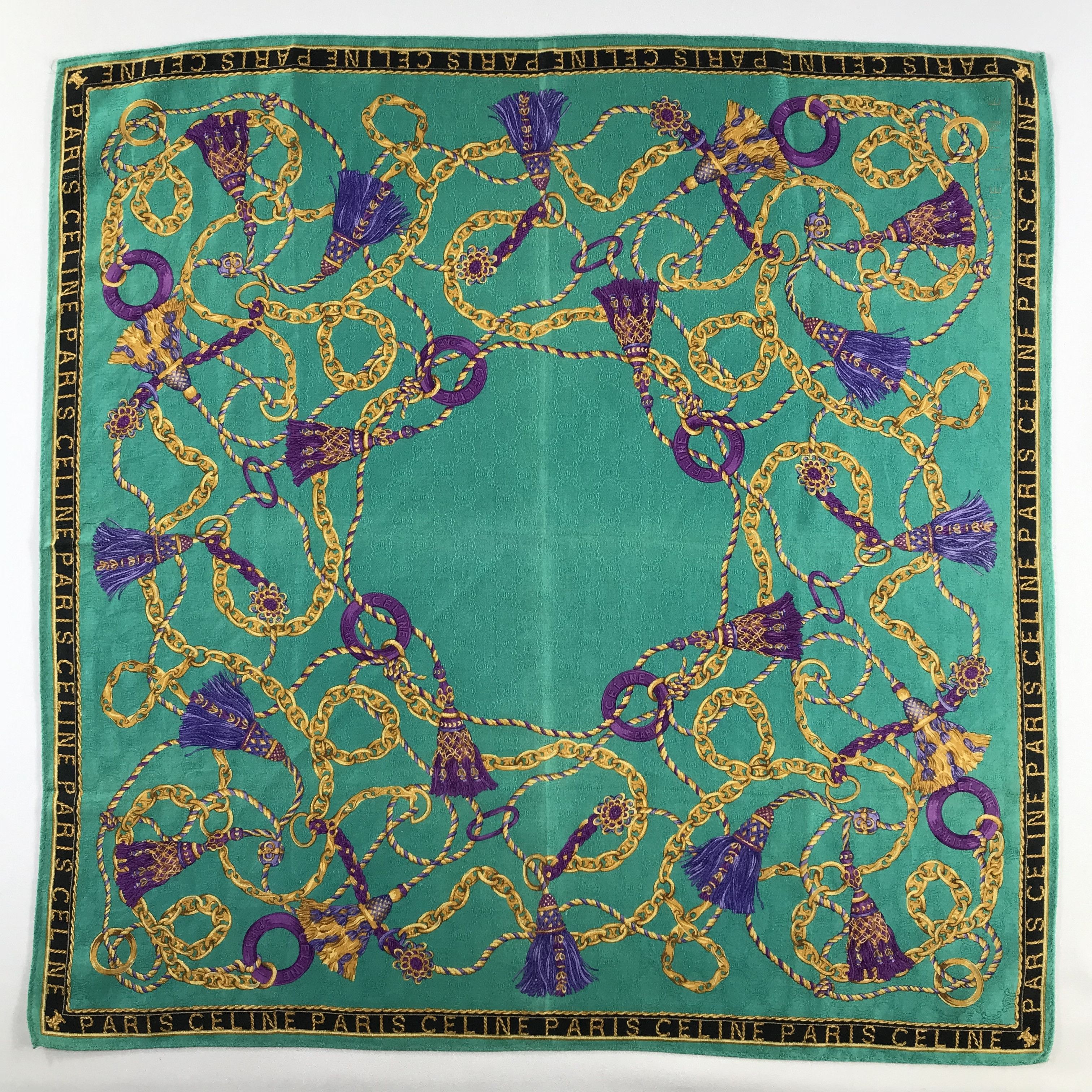 Celine Celine Handkerchief / Bandana / Neckerchief C549 Size ONE SIZE - 3 Thumbnail