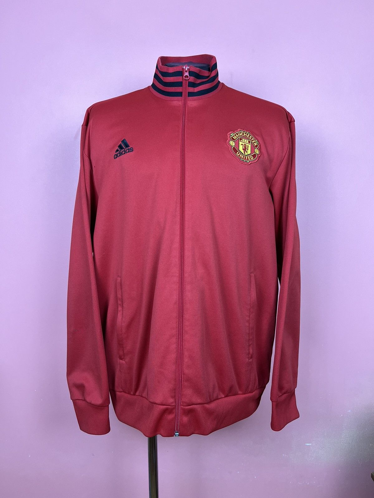 Adidas Adidas Manchester United track jacket vintage soccer Size US XXL / EU 58 / 5 - 1 Thumbnail