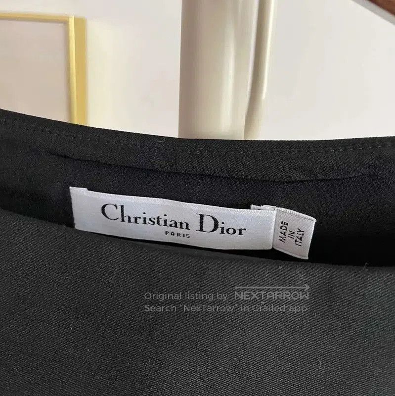 Dior Dior Black Cotton T. Size XS / US 0-2 / IT 36-38 - 4 Thumbnail