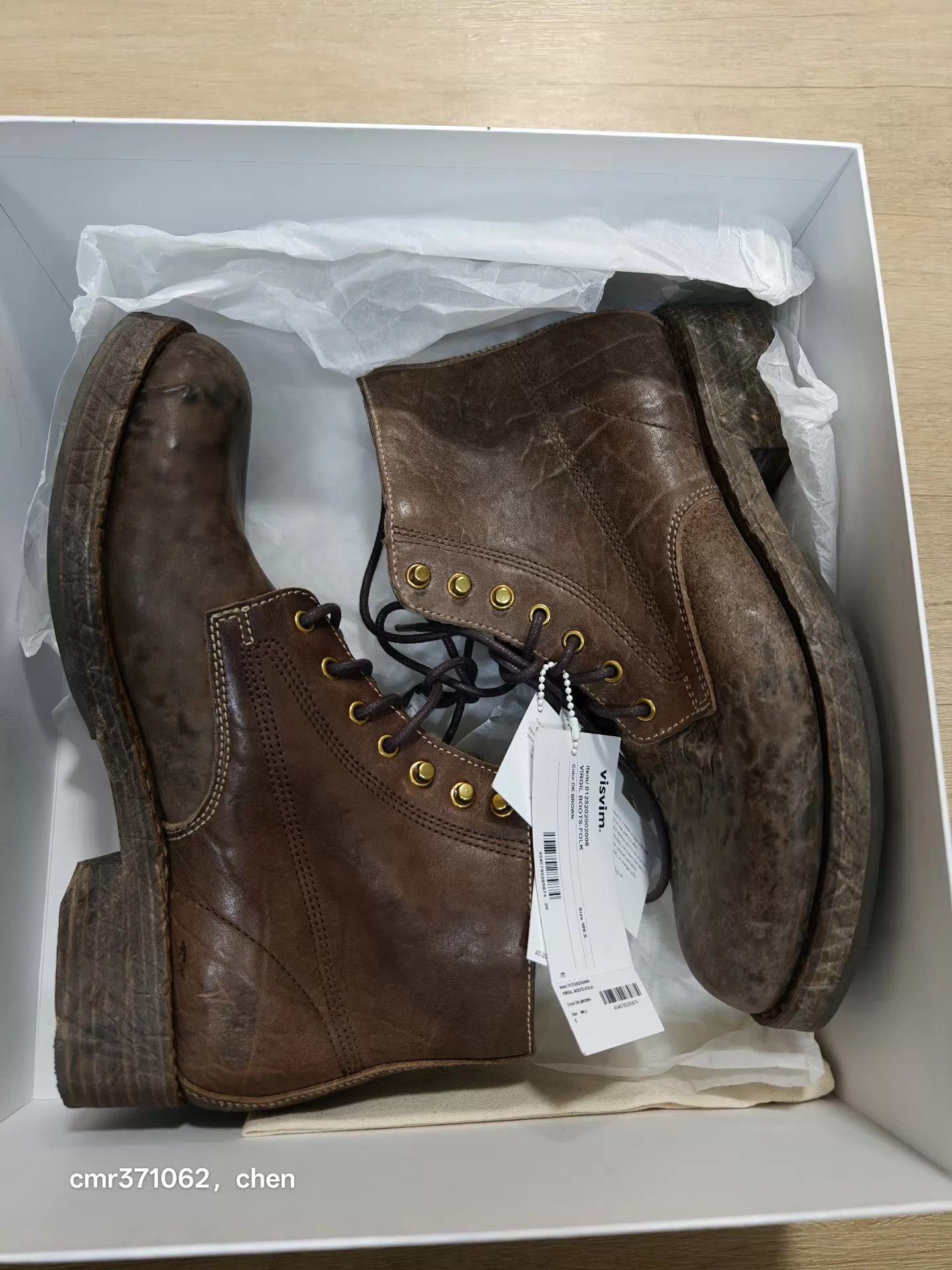 Visvim VISVIM 25AW VIRGIL FOLK BOOTS Veg Tan Crkd Horsehide 9 Size US 9 / EU 42 - 7 Thumbnail