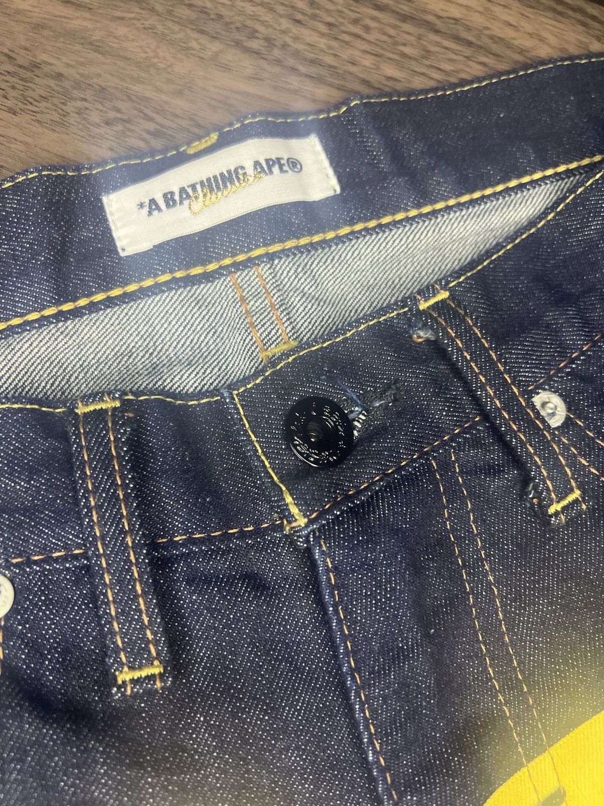 Bape Tiger Denim Shorts Size US 31 - 3 Thumbnail