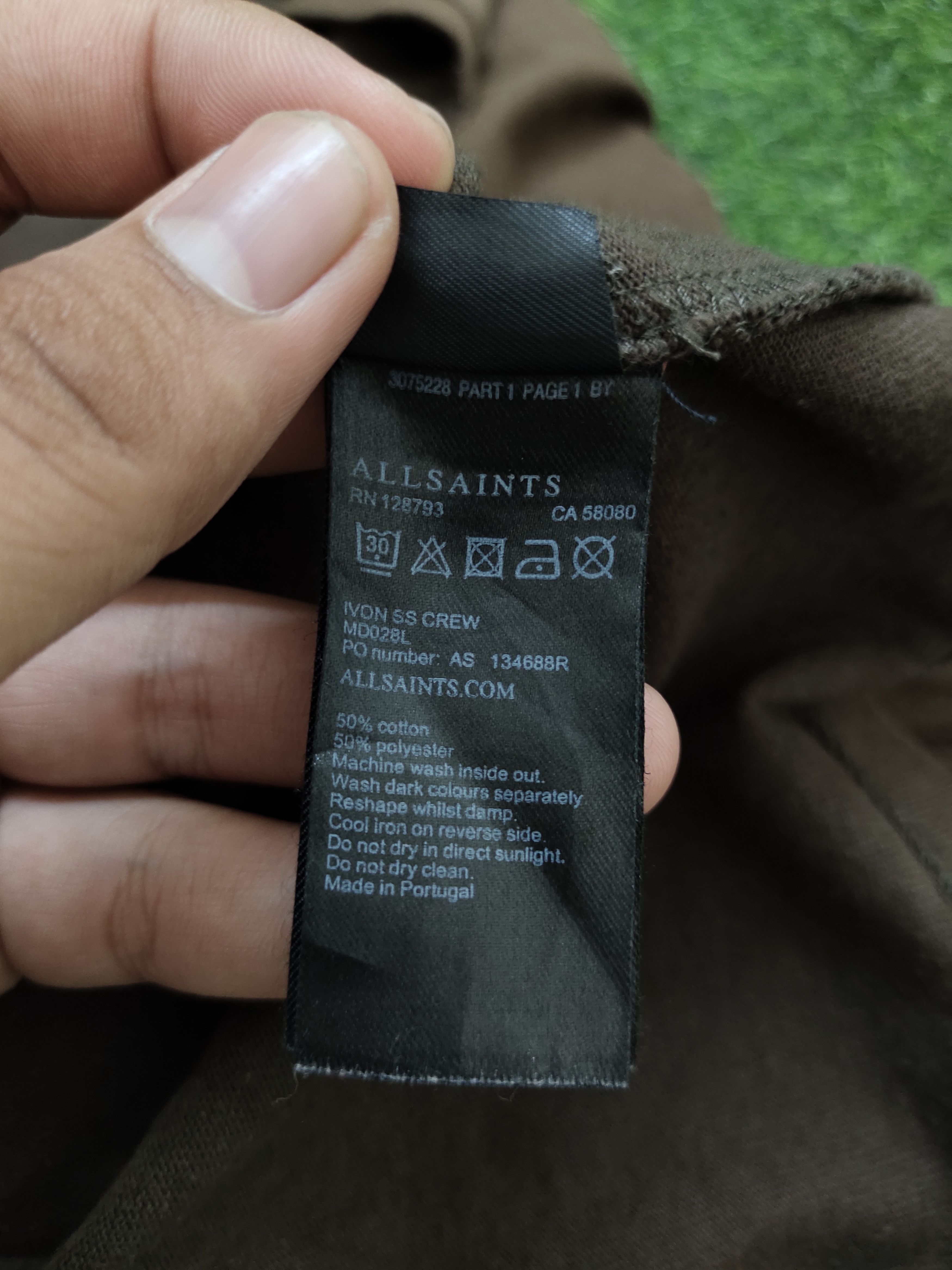 Allsaints Allsaints Ivon Ss Crew Oversize Fit T-Shirt Size US L / EU 52-54 / 3 - 11 Thumbnail