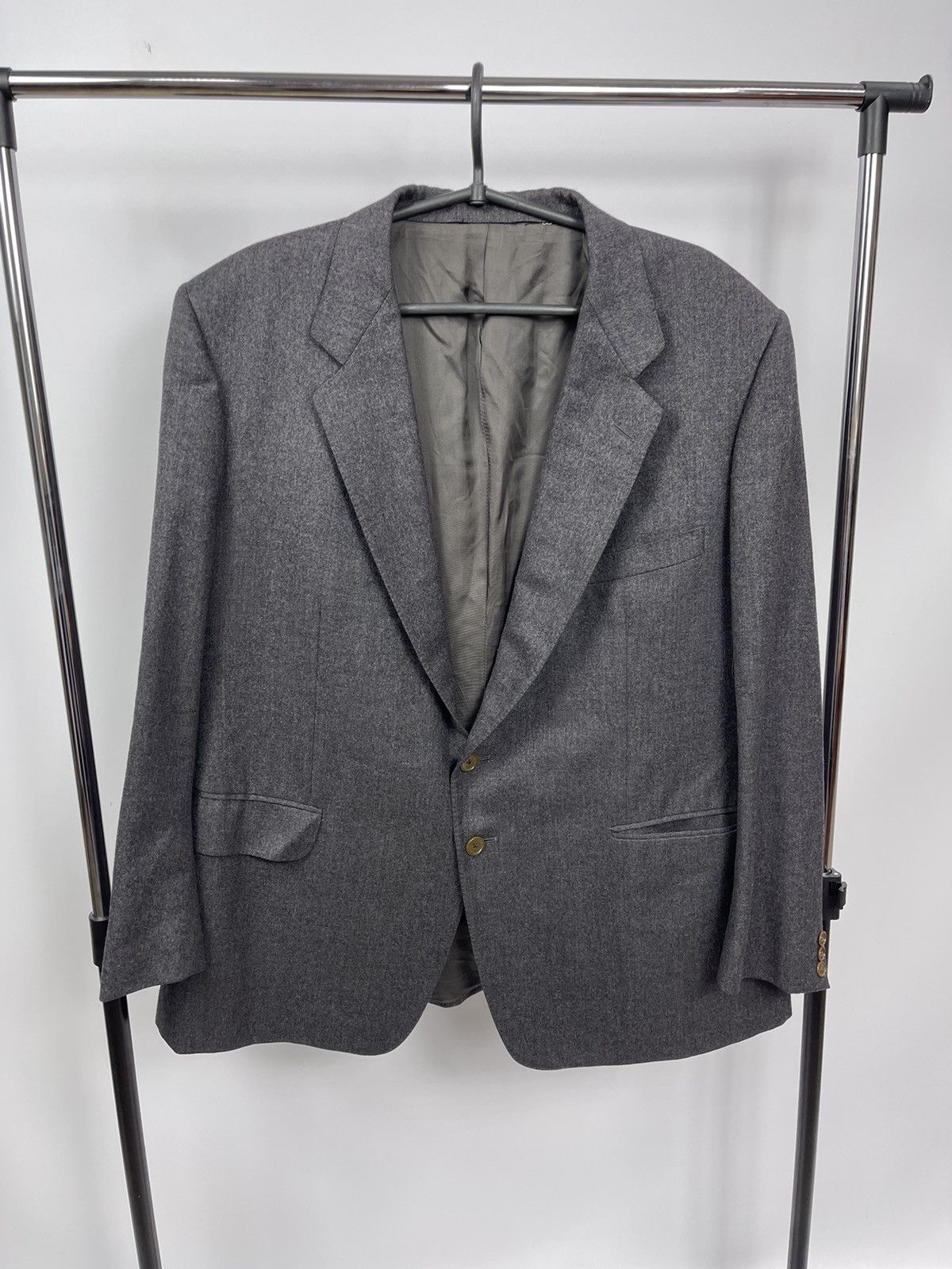 Ermenegildo Zegna Ermenegildo Zegna Vintage 100% Wool Blazer Jacket Size XL Size 52R - 1 Thumbnail