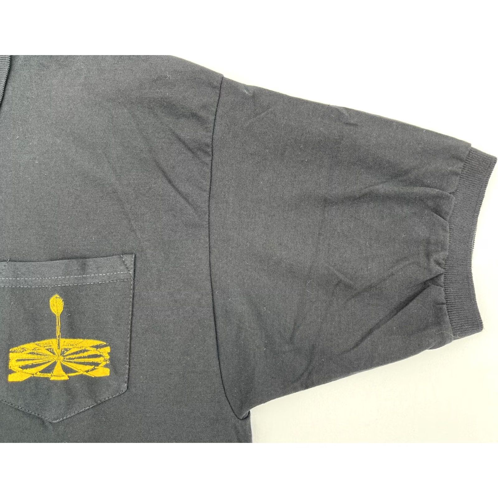 Gildan VINTAGE Gildan Polo Shirt Mens XL Black American Darters Association Splinters Sports Club Sz XL Size US XL / EU 56 / 4 - 6 Thumbnail