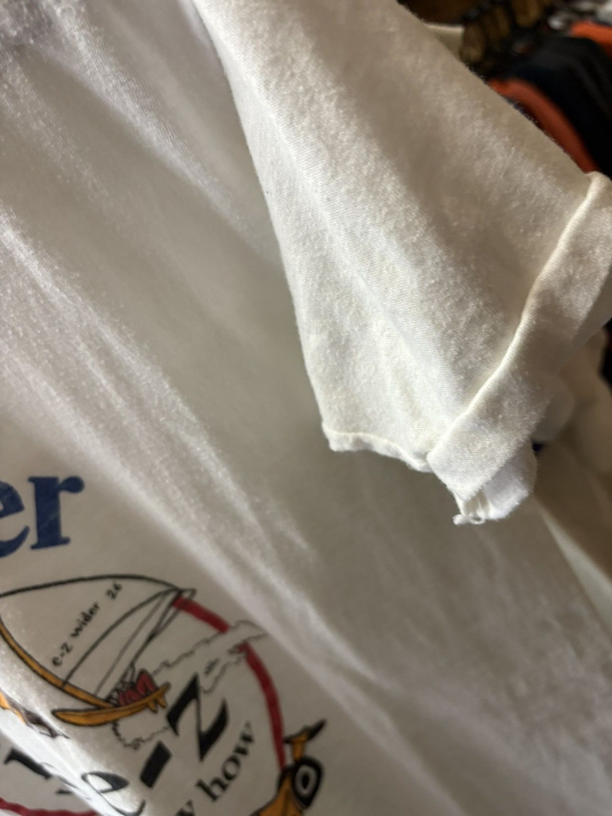 Vintage 1980’s Ez Wider T-Shirt Size US L / EU 52-54 / 3 - 4 Thumbnail