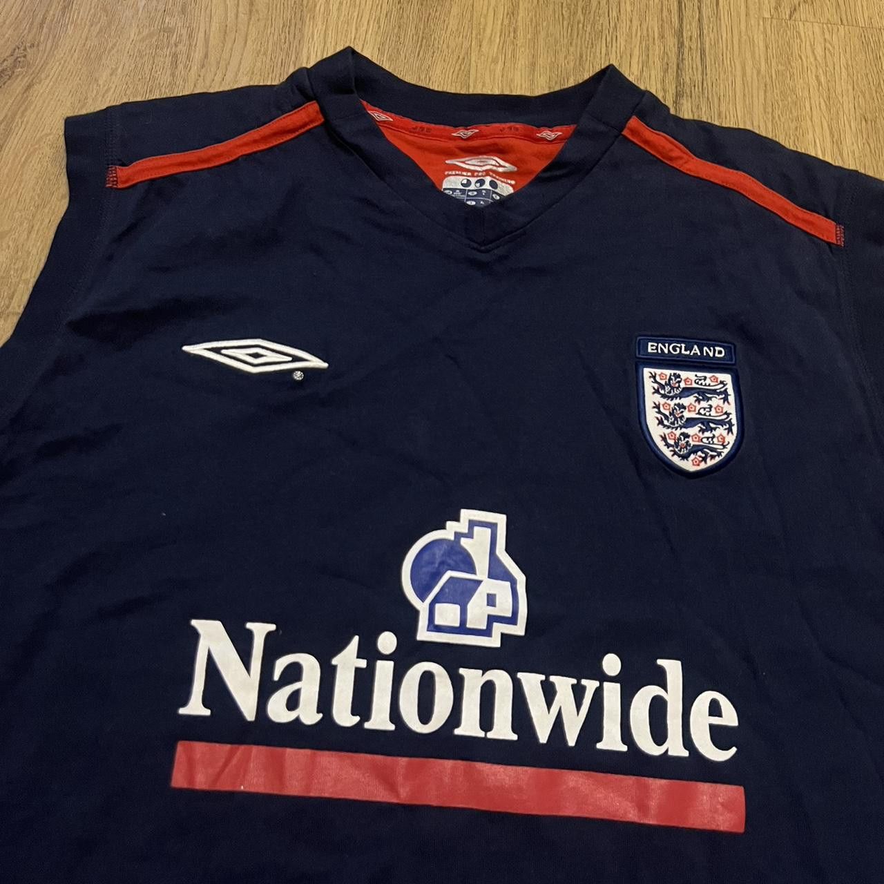 Umbro Umbro England 2002-04 training vest Tanktop Shirt Size US XL / EU 56 / 4 - 3 Thumbnail