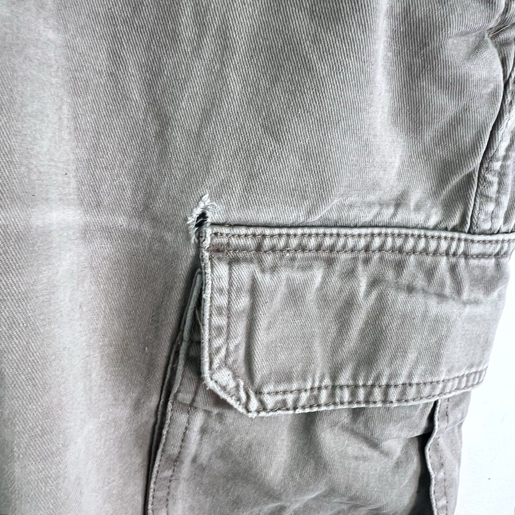 Basic Editions VINTAGE Basic Editions Cargo Pants Mens Size 42 Beige Khakis Casual Workwear 90s Size US 42 / EU 58 - 6 Thumbnail