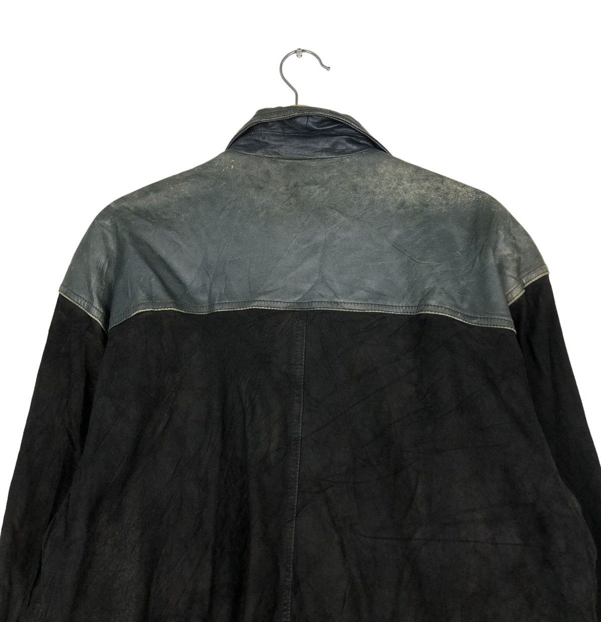 Japanese Brand 🔥VINTAGE BIKER GENUINE LEATHER JACKET CARGO JAPAN MADE Size US L / EU 52-54 / 3 - 9 Thumbnail