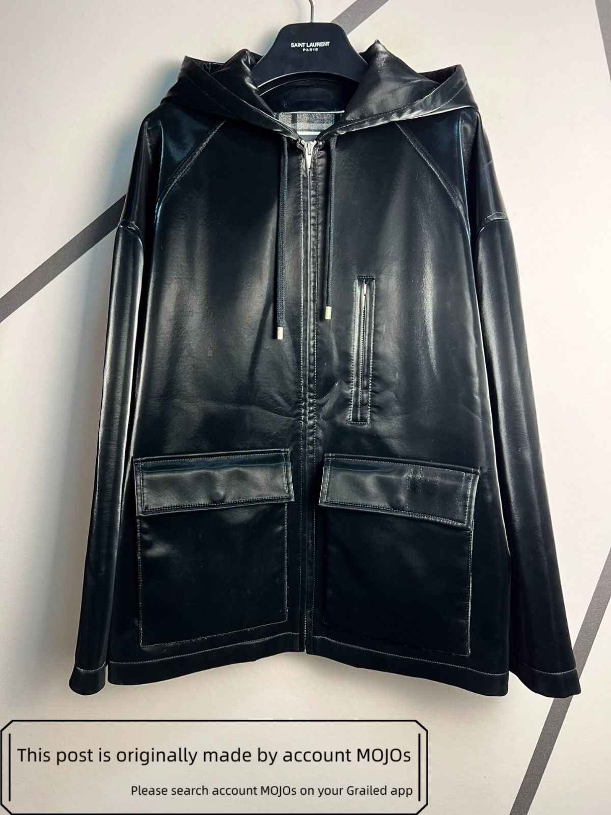 Saint Laurent Paris Sz 50 Saint Laurent Paris 22AW Vegan Leather Double Pocket Size US M / EU 48-50 / 2 - 1 Thumbnail