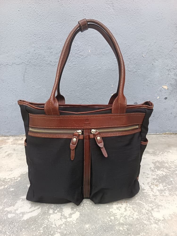 Takeo Kikuchi Takeo kikuchi leather canvas shouder bag Size ONE SIZE - 1 Thumbnail