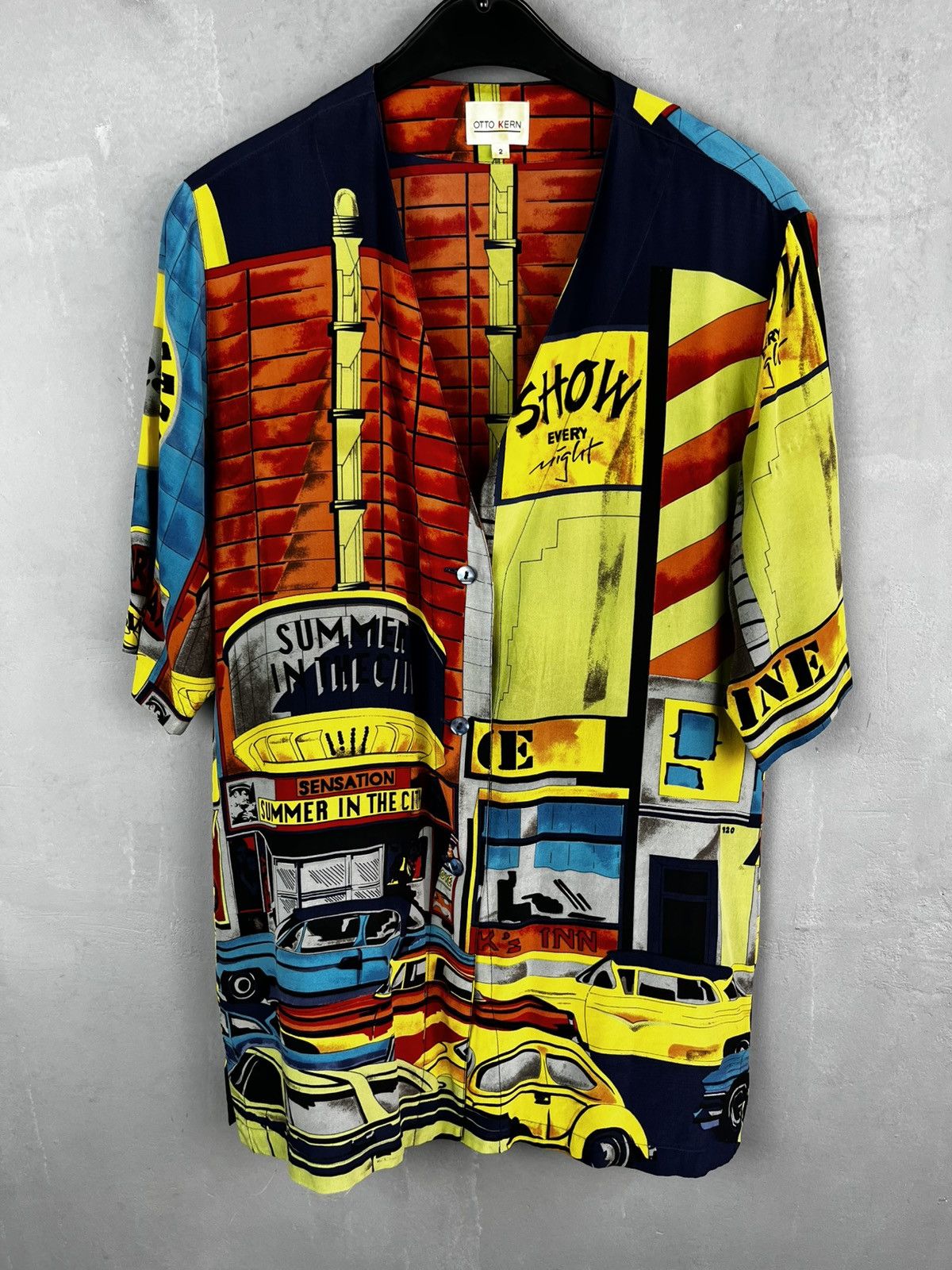 Vintage COPY - Vintage RARE Otto Kern Silk City Shirt Unisex Size Size US M / EU 48-50 / 2 - 4 Thumbnail