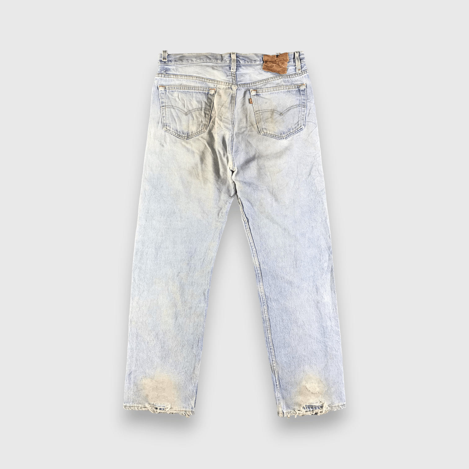 Levi's 90s Vintage Light Wash Levis 501 Jeans-J3738 Size US 34 / EU 50 - 2 Thumbnail