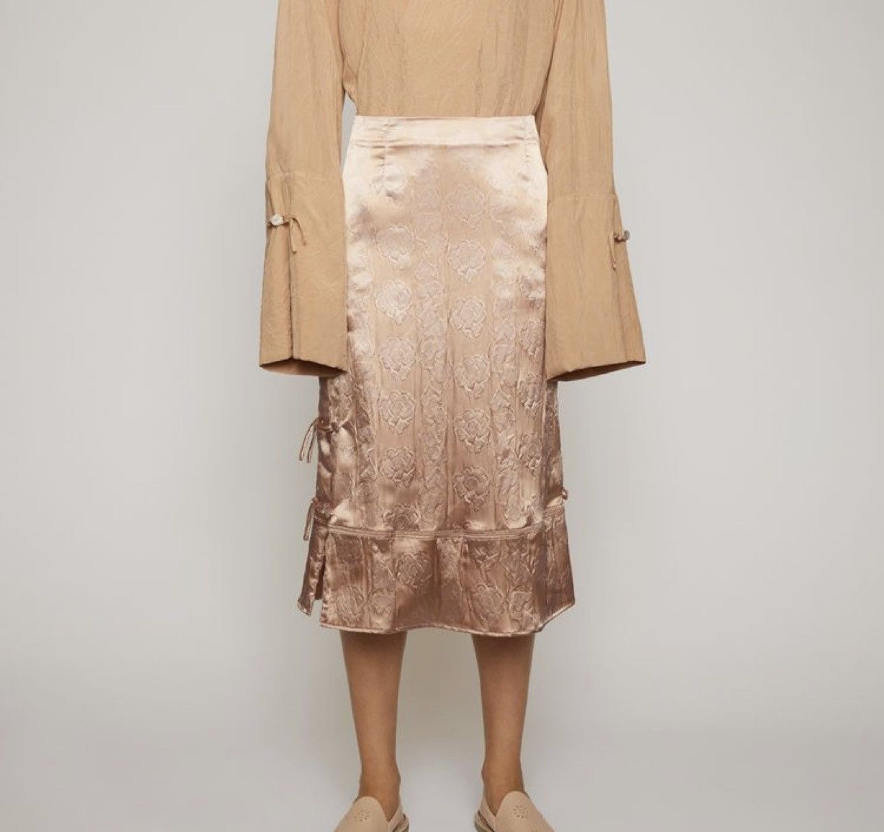 Acne Studios Acne Studios embossed midi skirt Size 26" / US 2 / IT 38 - 1 Thumbnail