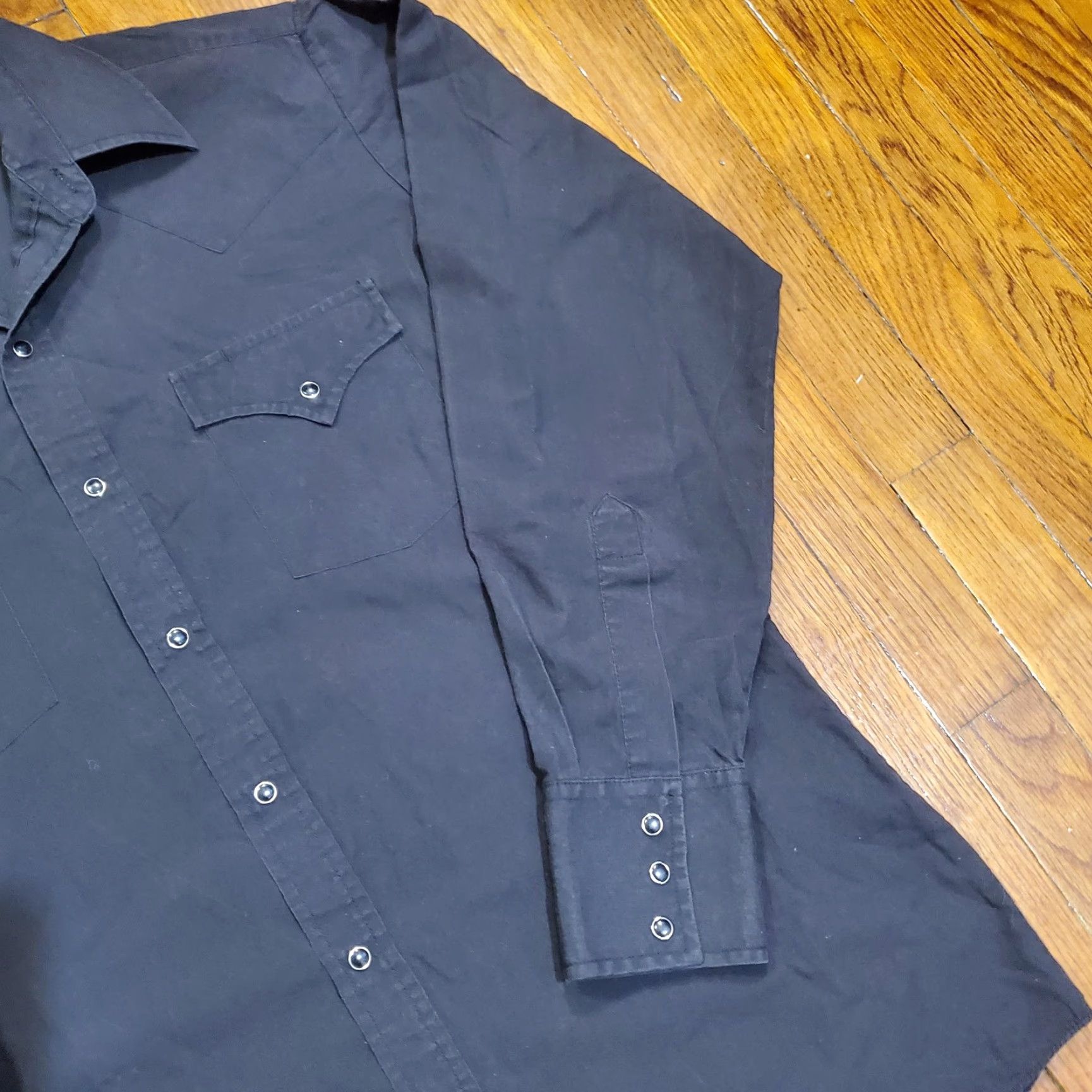 Vintage VINTAGE Ely Cattleman Shirt Mens M Black Western Pearl Snap Front Casual Size US M / EU 48-50 / 2 - 3 Thumbnail
