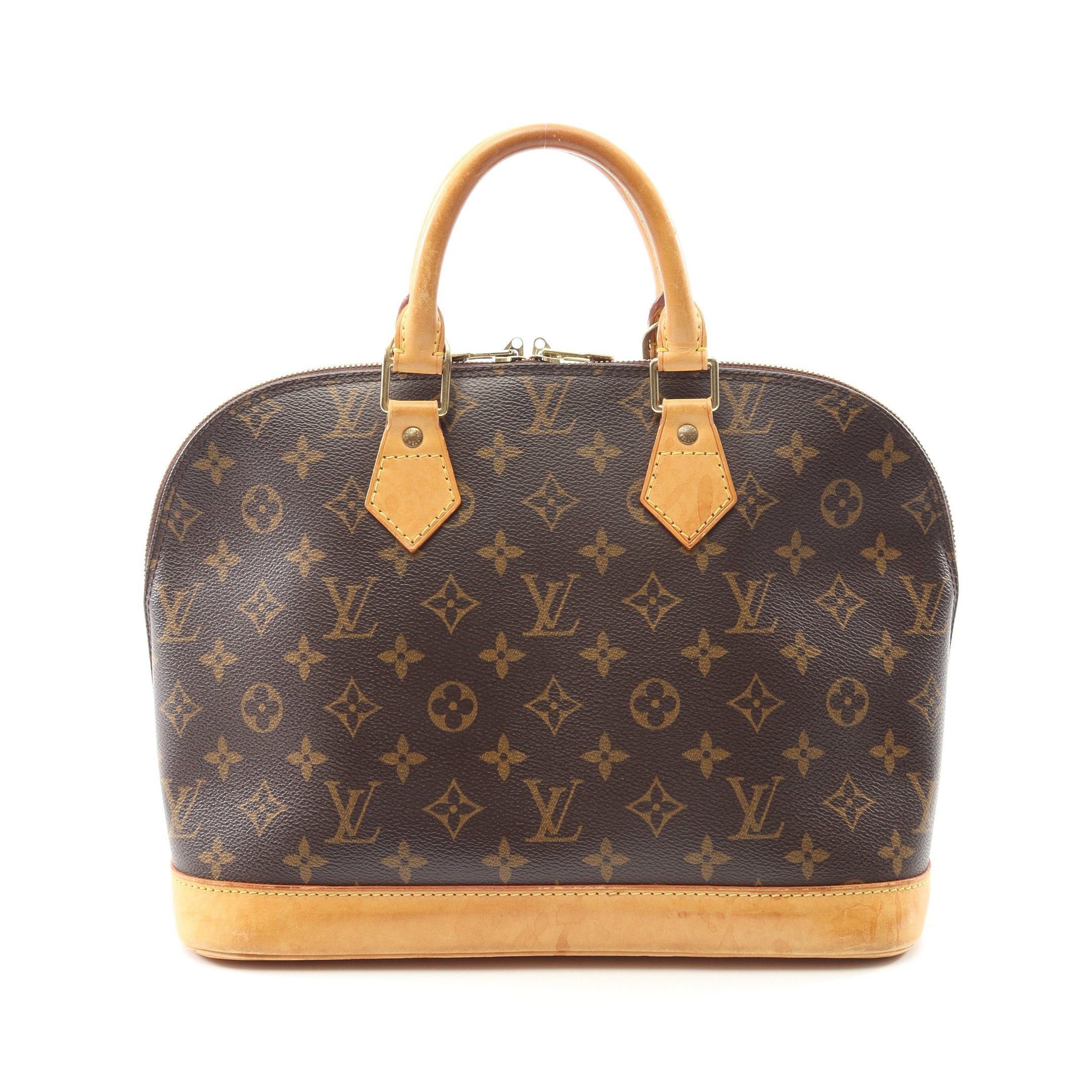 Louis Vuitton Louis Vuitton Alma Pm Monogram Handbag Leather Brown Size ONE SIZE - 1 Thumbnail