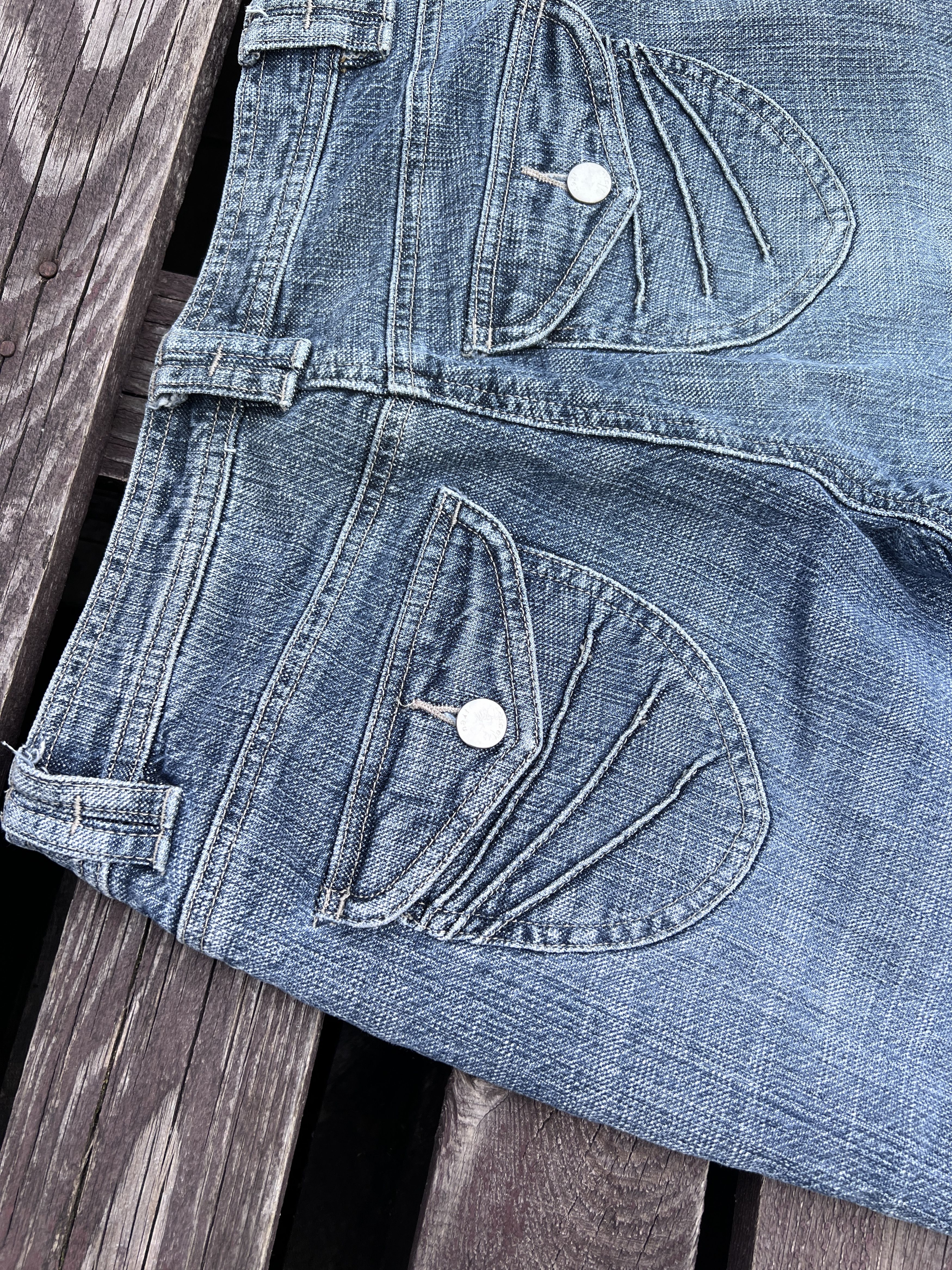 NEXT Next Y2K Vintage Flare Jeans Washed Denim Size 27" / US 4 / IT 40 - 3 Thumbnail