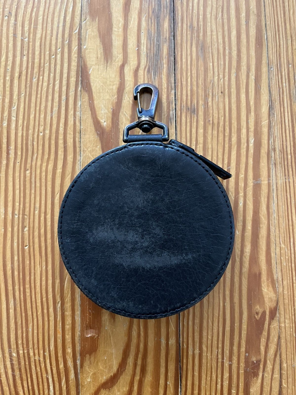 Blackmeans Blackmeans Leather Coin Pouch Purple Fuchsia Black Size ONE SIZE - 2 Thumbnail