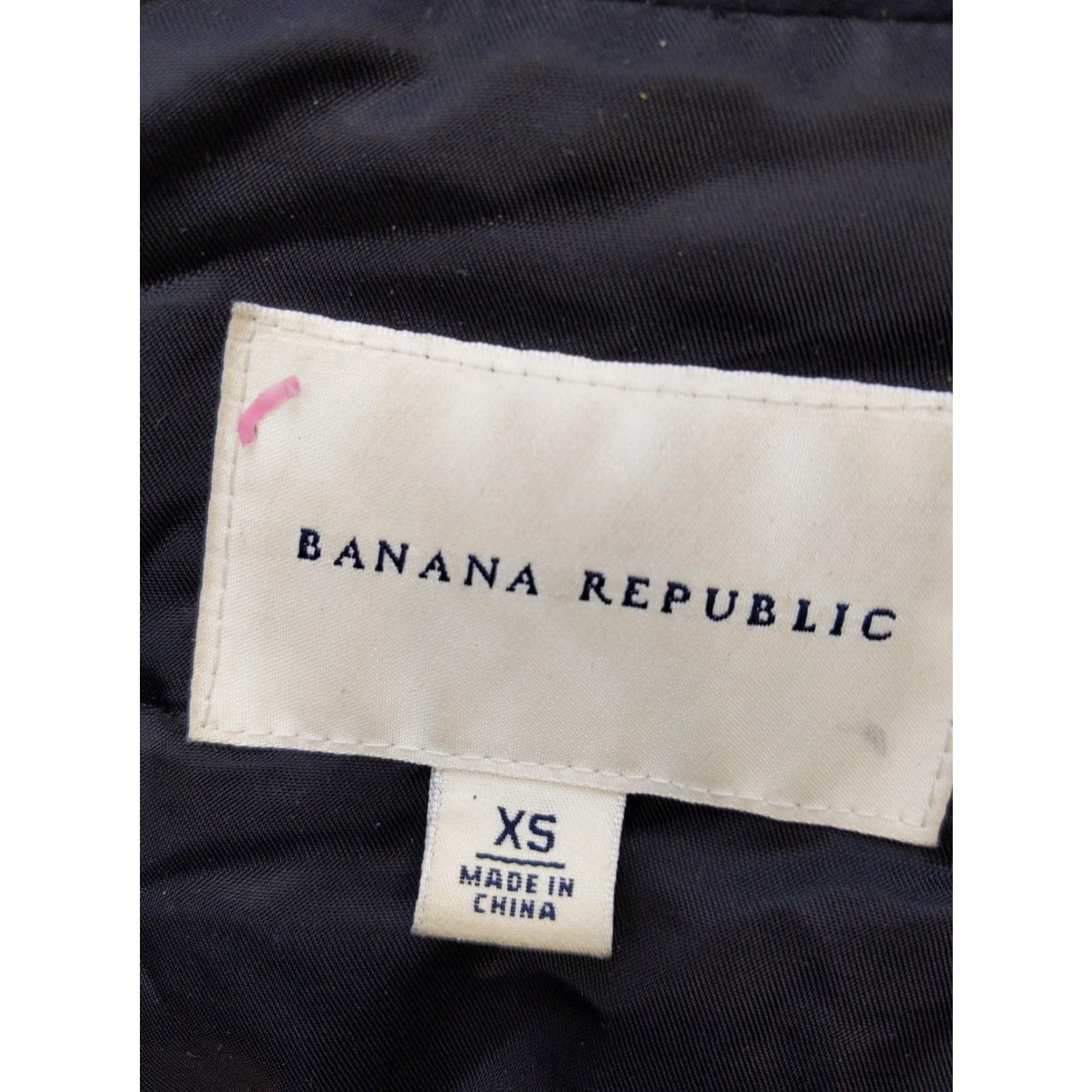 Banana Republic VINTAGE Banana Republic Parka Coat XS Black Down Insulated Hooded Fur Trim Lined Womens Size XS / US 0-2 / IT 36-38 - 4 Thumbnail