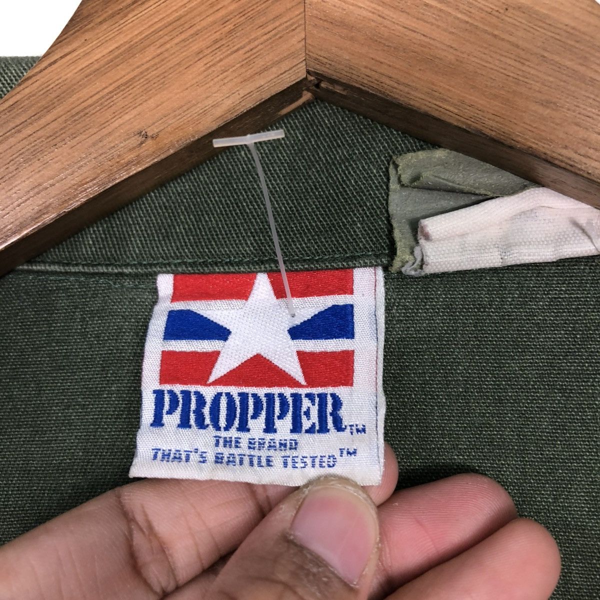 Vintage 🔥VINTAGE CHORE MILITARY JACKET USN PROPPER OG-07 DESIGN Size US M / EU 48-50 / 2 - 20 Thumbnail