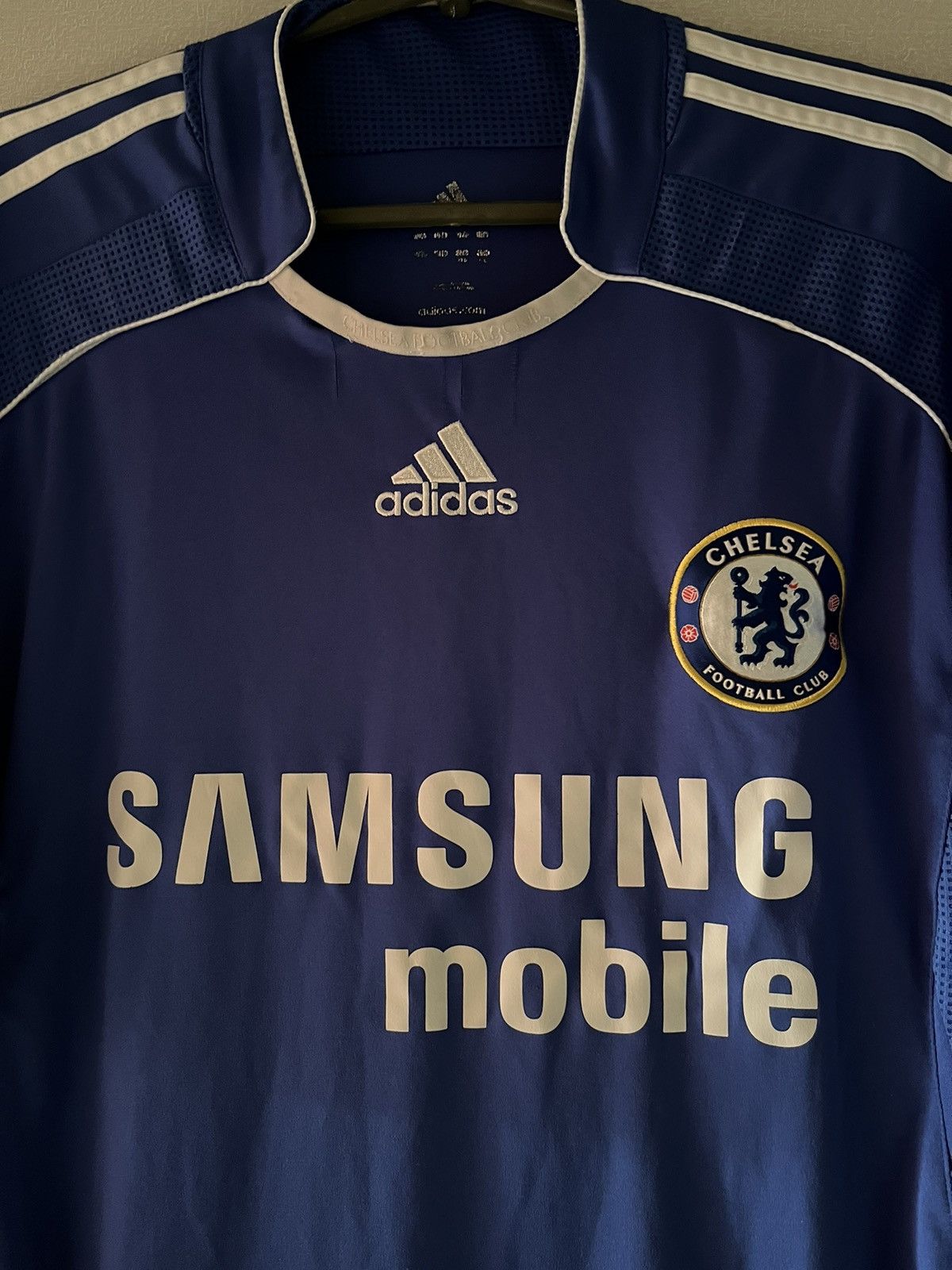Chelsea Soccer CHELSEA 2006 2008 HOME FOOTBALL SHIRT SOCCER JERSEY ADIDAS Size US L / EU 52-54 / 3 - 2 Thumbnail