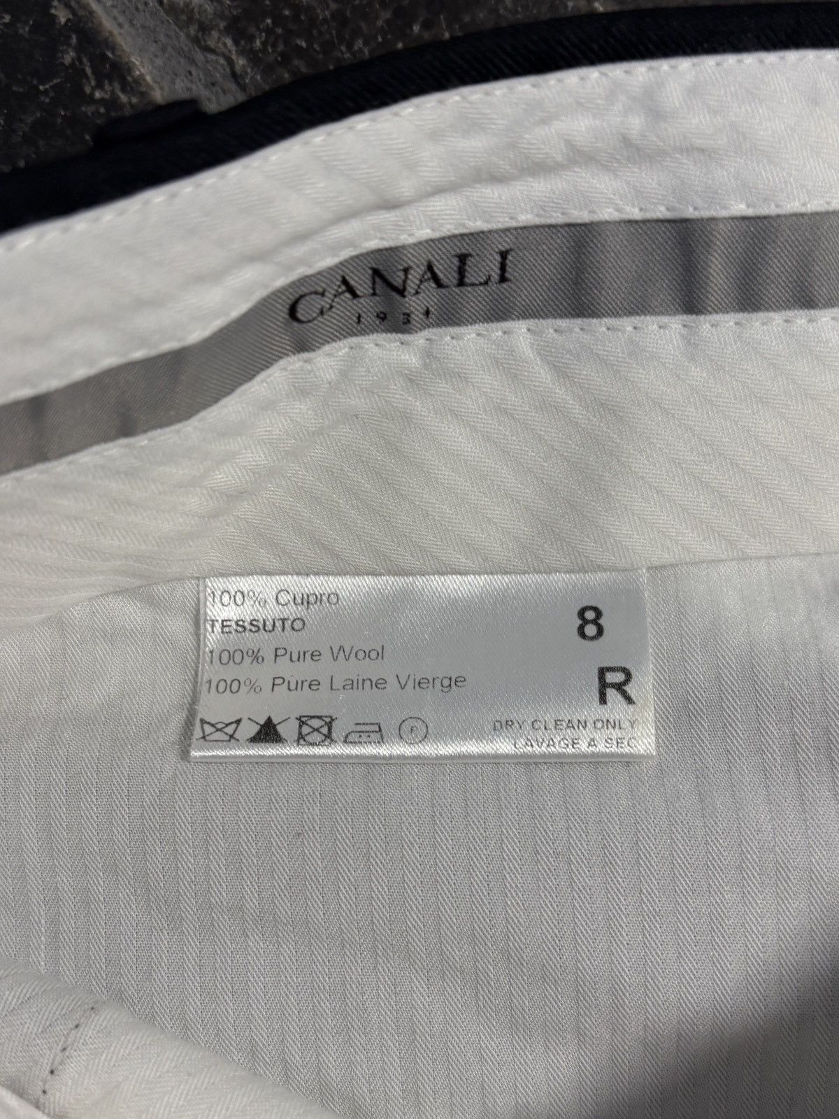 Canali Canali Suit Two Piece Suit Made in Italy Designer Two Tone Size 52R - 20 Thumbnail