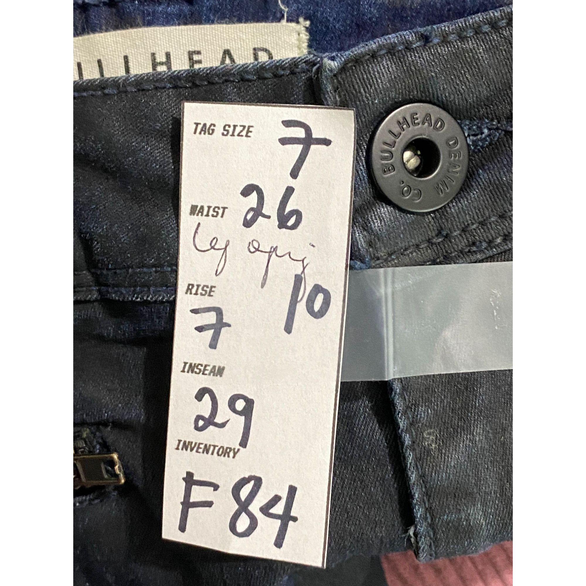 Other × Vintage Vintage Bullhead Denim Co. Skinniest Denim Jeans Size 7 W26 Size 26" / US 2 / IT 38 - 5 Thumbnail